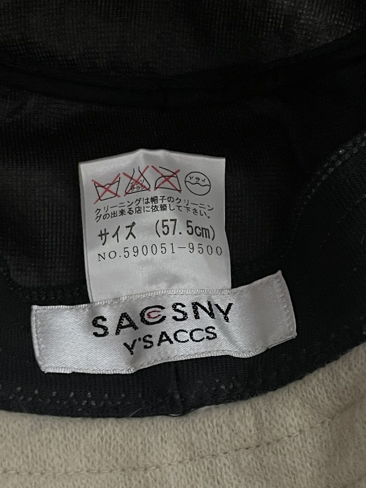 Y's × Yohji Yamamoto Yohji Yamamoto Sacsny Y’saccs Bucket Hat Size ONE SIZE - 8 Thumbnail