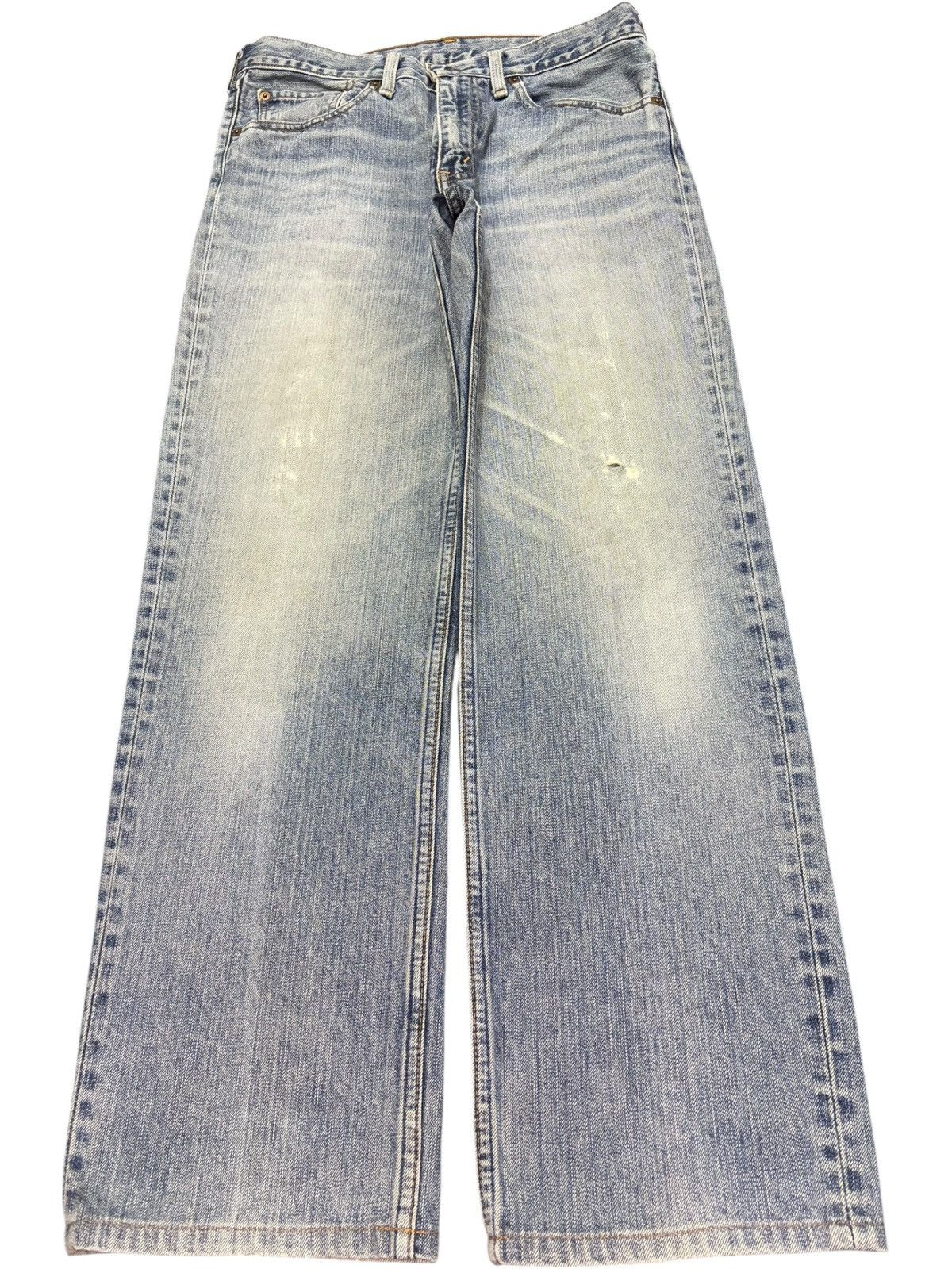 Levi's Vintage 90s Levis 502 Faded Wash Distressed Jeans Size US 31 - 1 Thumbnail