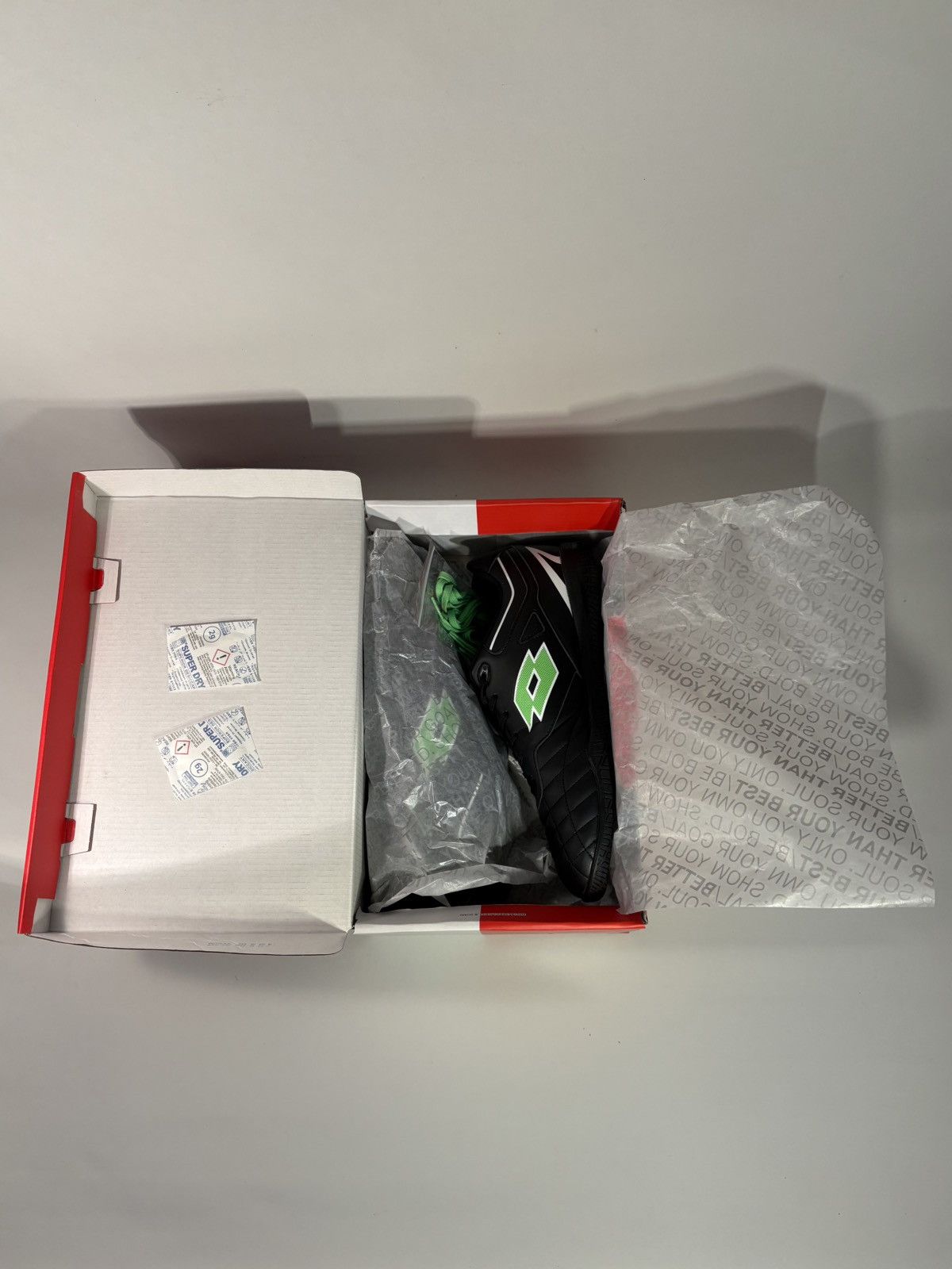 Lotto Sport Lotto Ultra Press Indoor Classic Green Soccer Shoes Men's 11 Size US 11 / EU 44 - 11 Thumbnail