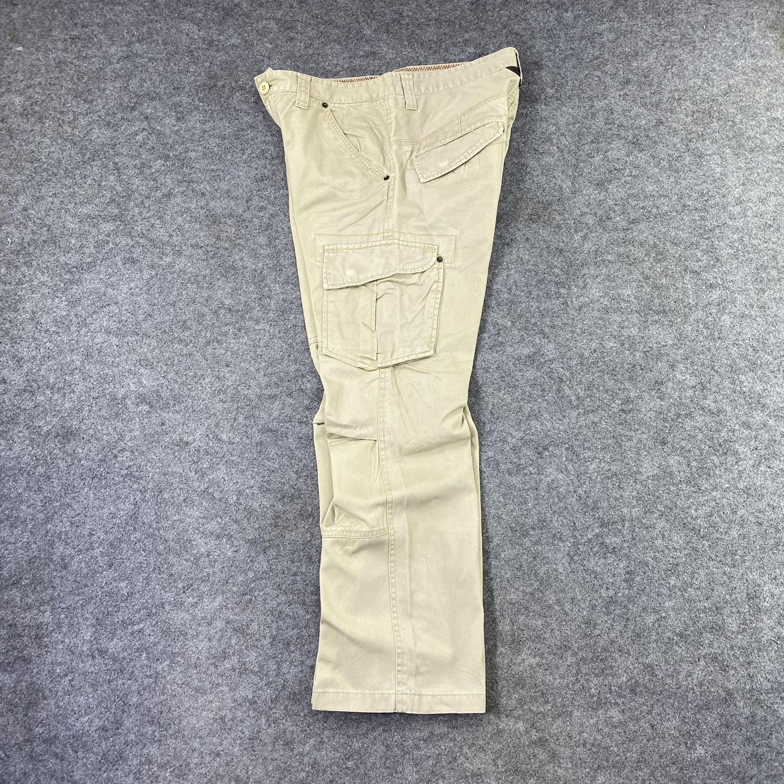 Hanes × Vintage 🔴U.S.A - Hanes North U.S.A Multi Pocket Cargo Pant-C019 Size US 34 / EU 50 - 3 Thumbnail