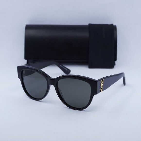 Saint Laurent Paris Saint Laurent SL185 Grey Logo Acrylic  display picture 2