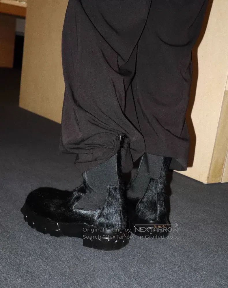 Rick Owens Rick Owens Cow hair Bozo octopus boots Size US 6.5 / IT 36.5 - 6 Thumbnail