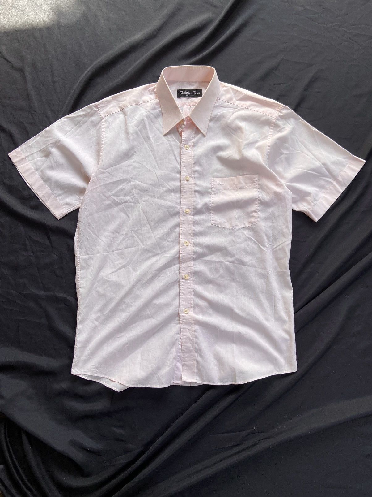Christian Dior Monsieur × Vintage VINTAGE CHRISTIAN DIOR 2 IN 1 CASUAL BUTTON SHIRT Size US XL / EU 56 / 4 - 18 Thumbnail
