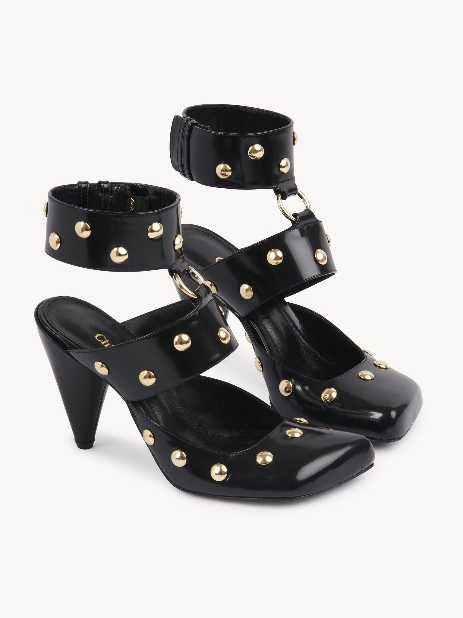 Chloe o1loc1c11025 Jade Pumps in Black Size US 7 / IT 37 - 3 Thumbnail