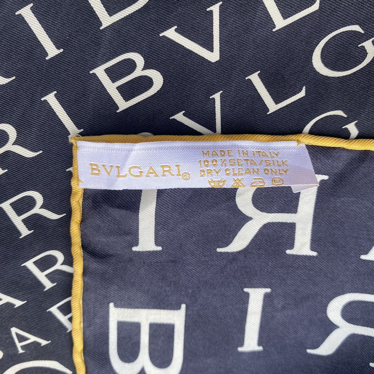 Bvlgari Vintage BVLGARI Silk Scarf Size ONE SIZE - 3 Thumbnail