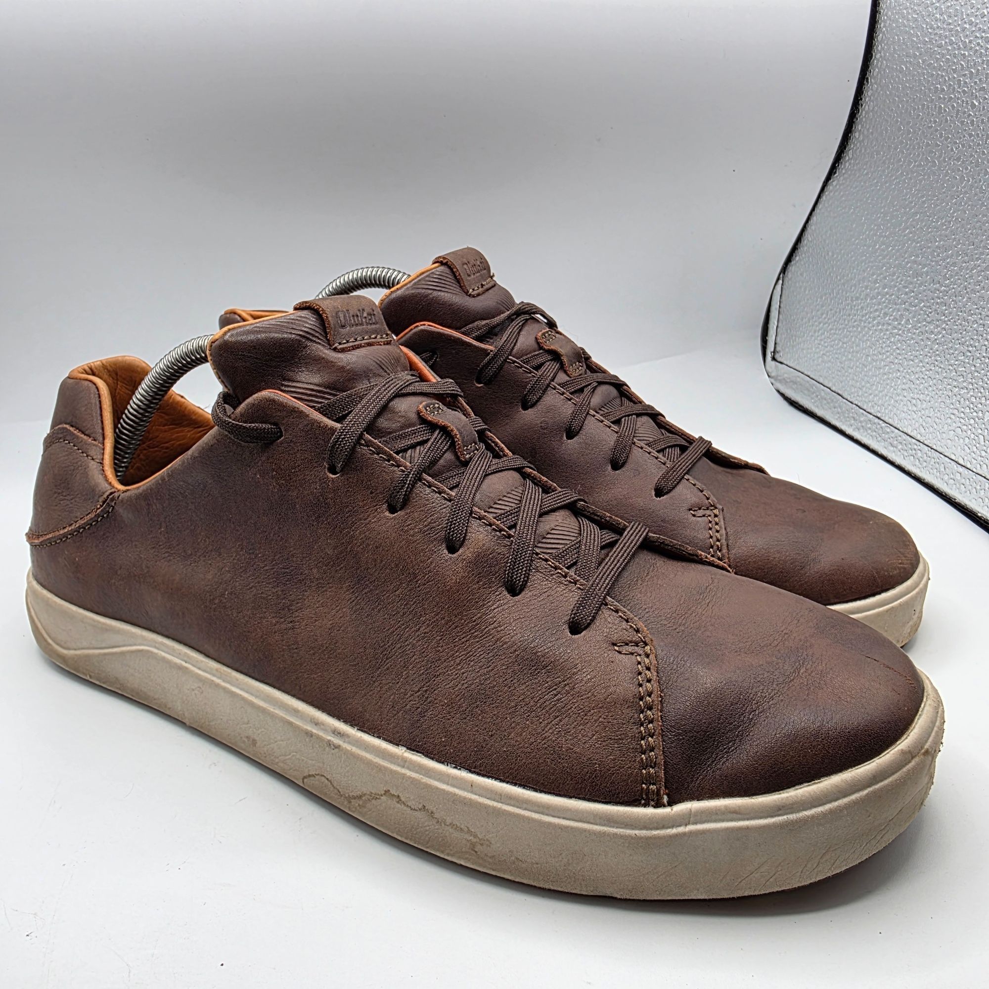 Olukai OluKai Lae'Ahi Li 'Ili Mens Size 11 Brown Casual Leather Sne Size US 11 / EU 44 - 1 Thumbnail