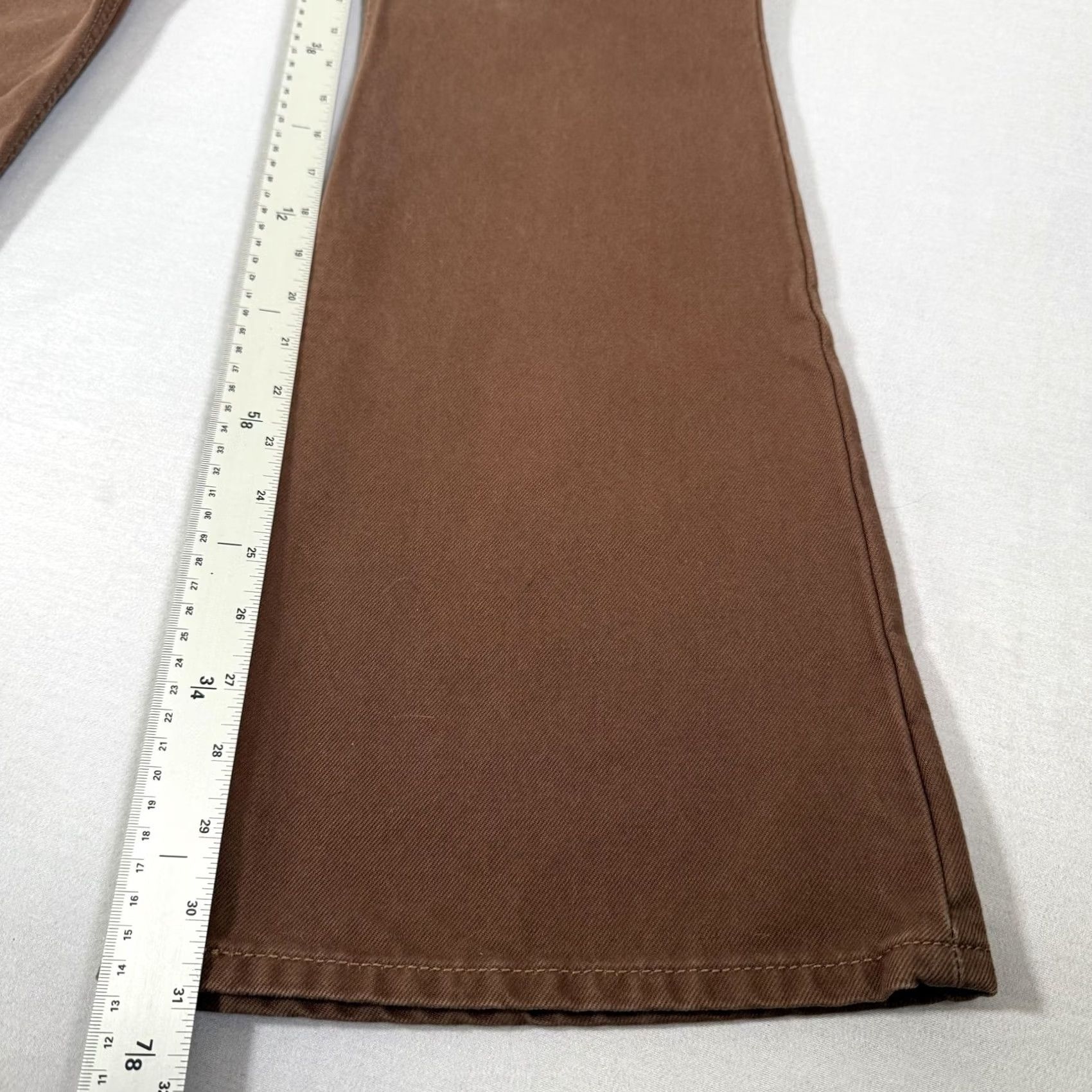 Levi's Levis Jeans Womens 27x32 Brown 70s High Flare Bell Bottom Denim Pants Western Jeans Size 27" / US 4 / IT 40 - 4 Thumbnail