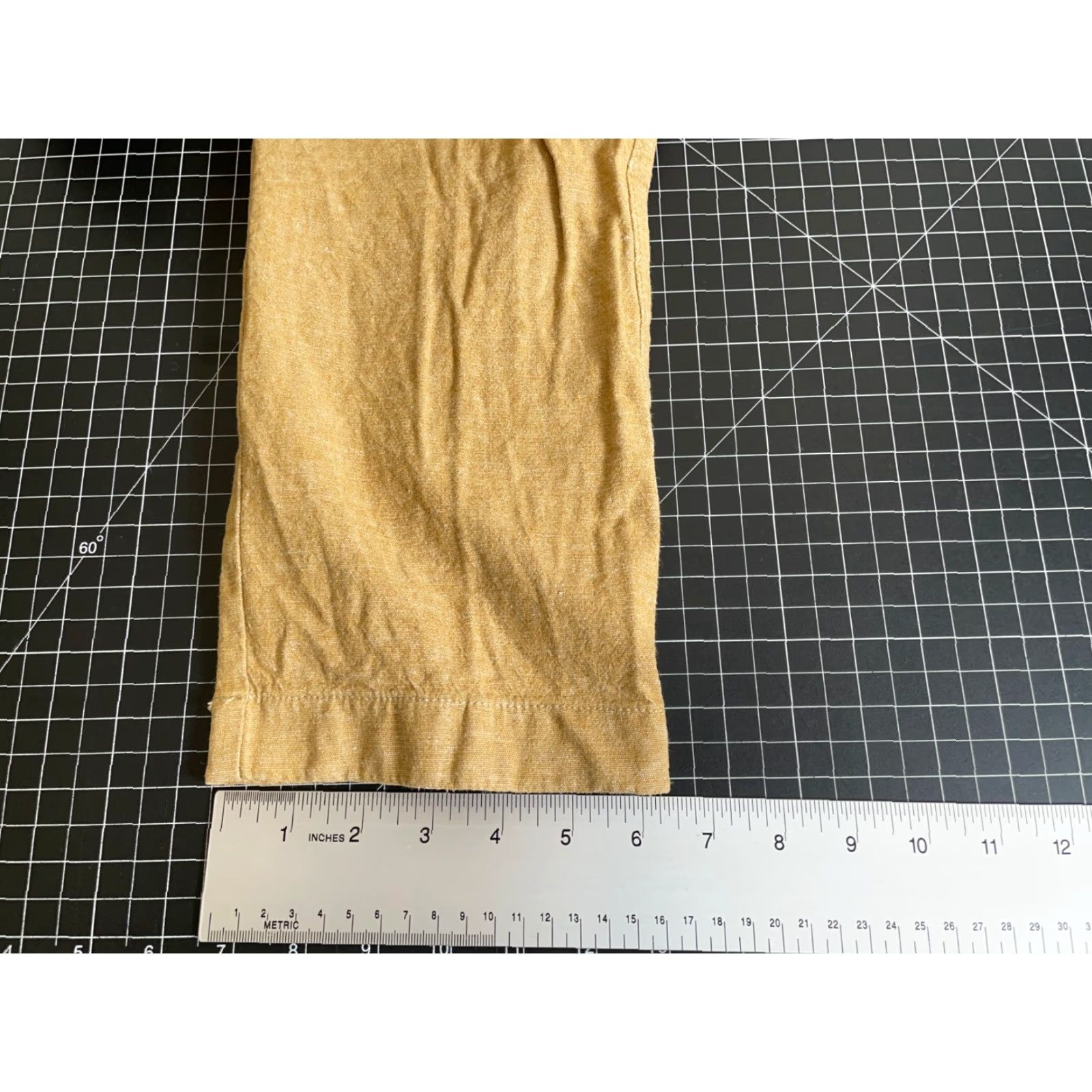 J.Crew VINTAGE J.Crew Pants Men's Slim Fit Chino 33 x 34 Beige Cotton Linen Casual Size US 34 / EU 50 - 7 Thumbnail
