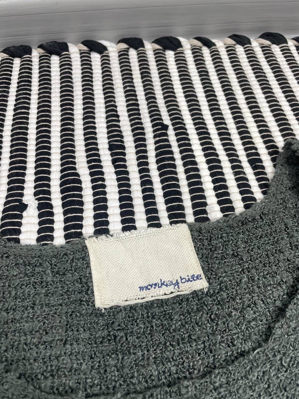 Hysteric Glamour × Japanese Brand Vintage Monkey Bite Cropped Acrylic Sweater Y2K Size M / US 6-8 / IT 42-44 - 5 Thumbnail