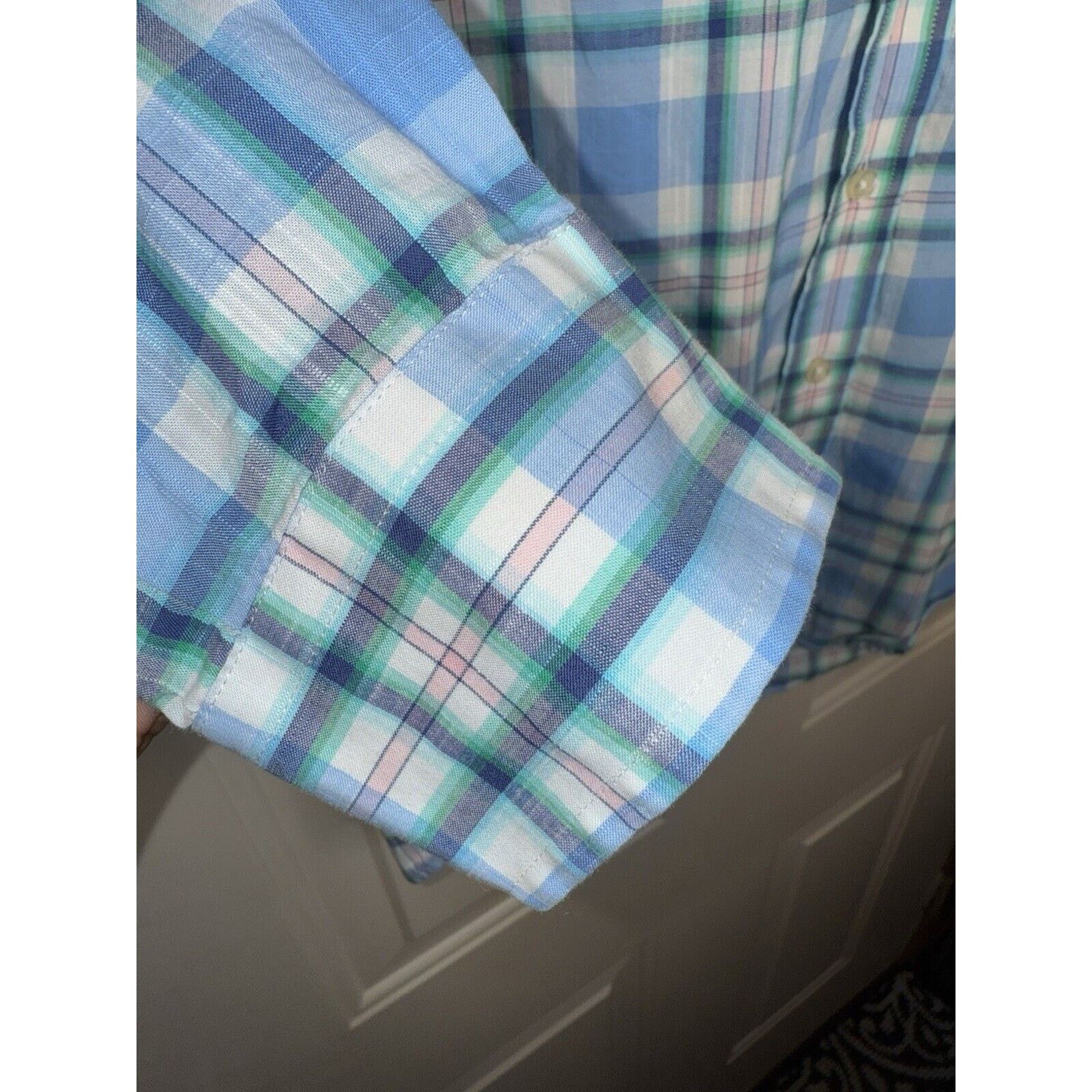 Vineyard Vines Vineyard Vines Plaid Button Down Shirt Men’s Small Blue Pink Size US S / EU 44-46 / 1 - 3 Thumbnail