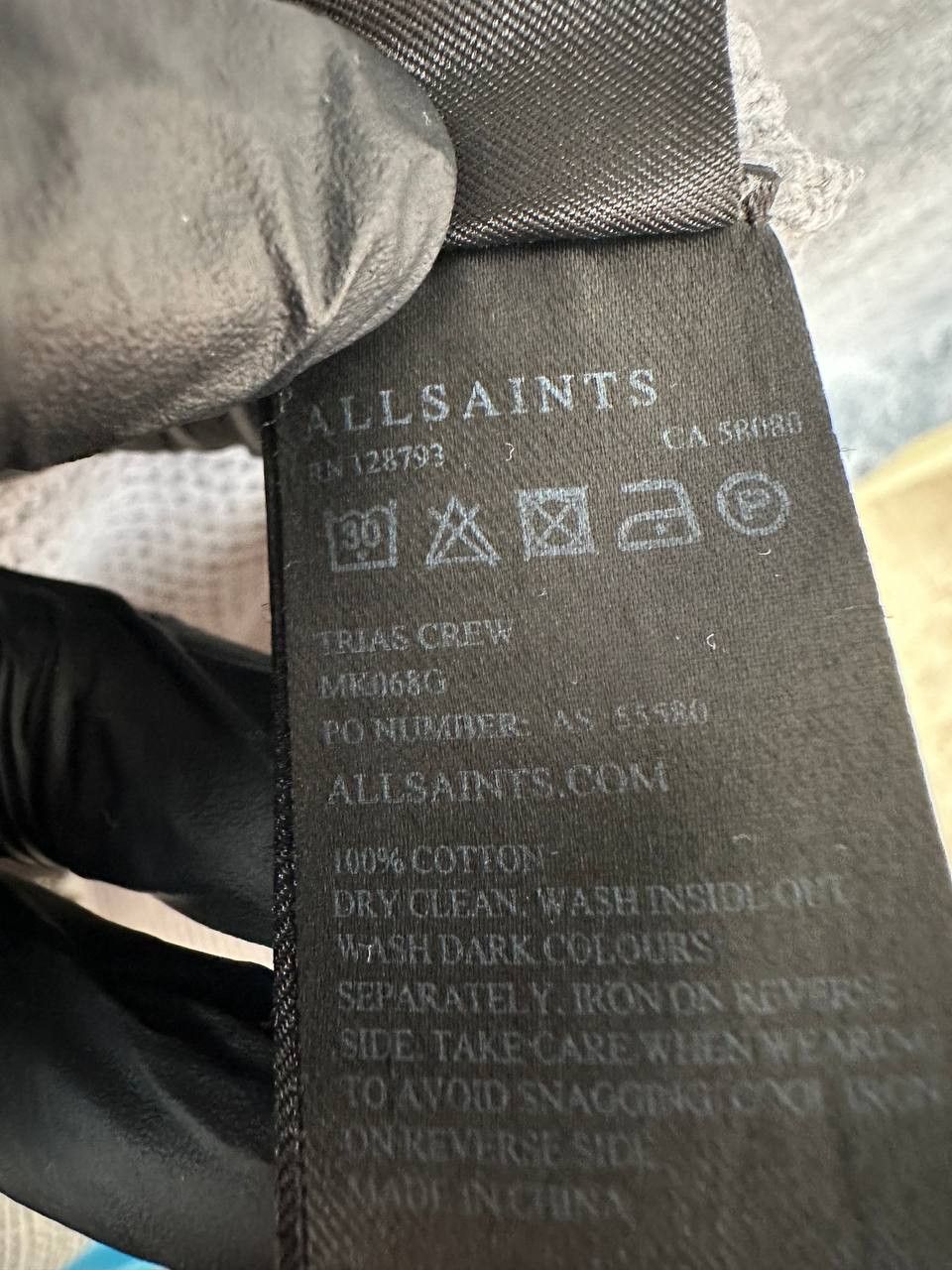 Allsaints ALLSAINTS Trias Crew Neck Waffle Sweater Pullover Size US S / EU 44-46 / 1 - 12 Thumbnail