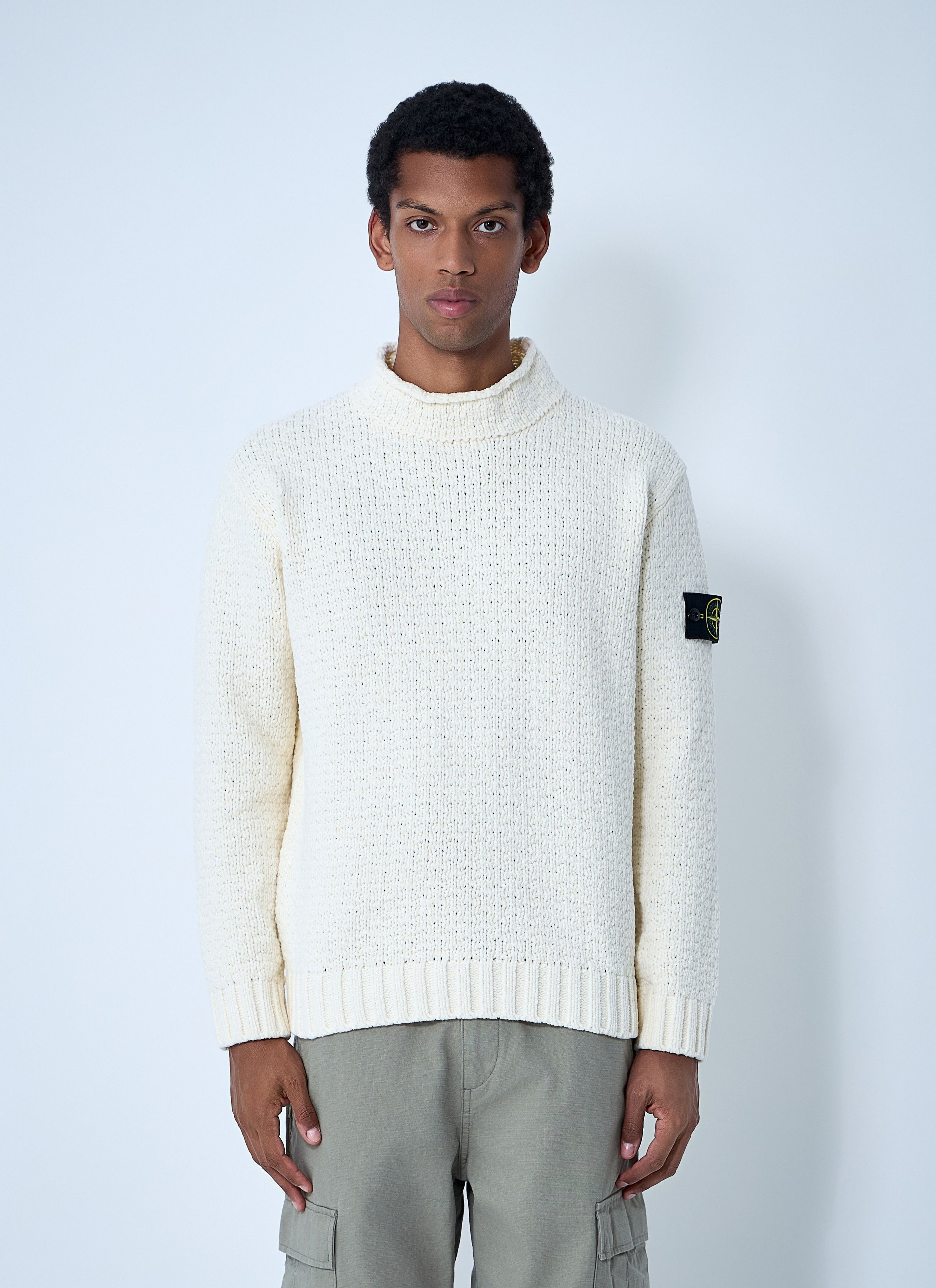 Stone Island Chenille Cotton Sweater Size US S / EU 44-46 / 1 - 1 Thumbnail