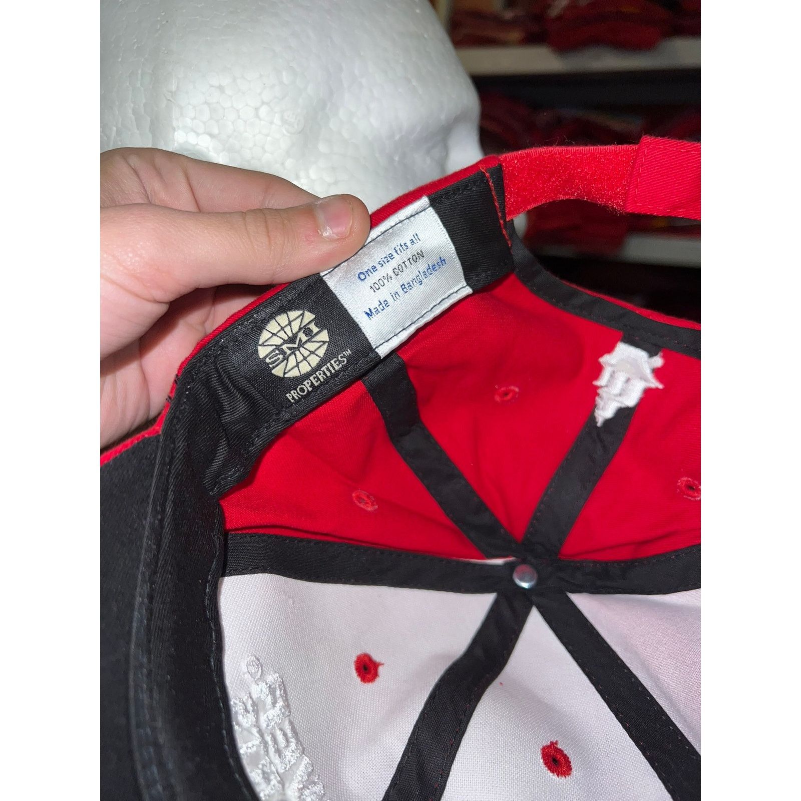Vintage Vintage Mayflower Motorsports Hat Black Red Cap Headwear OS Size ONE SIZE - 8 Thumbnail