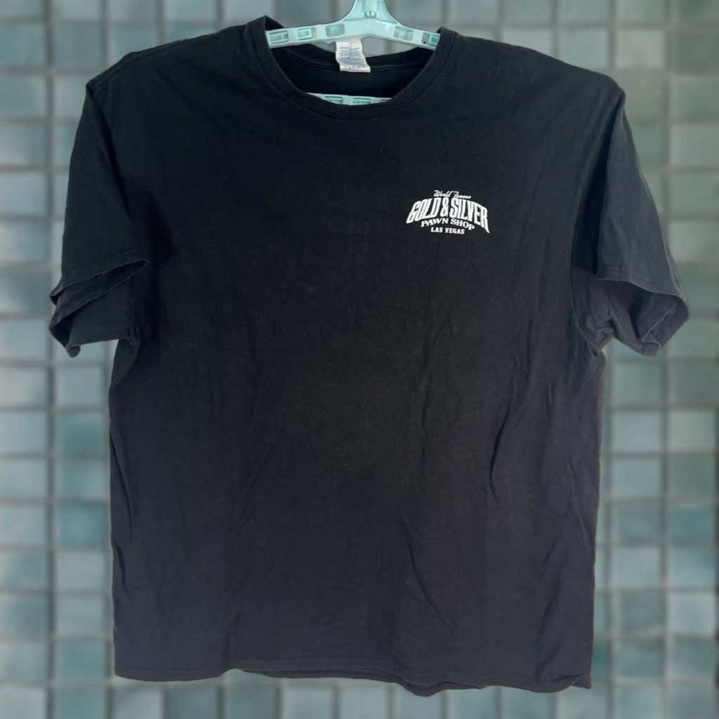 Delta VINTAGE Gold And Silver Pawn Shop Las Vegas T-Shirt Men’s XL Black Size US XL / EU 56 / 4 - 1 Thumbnail