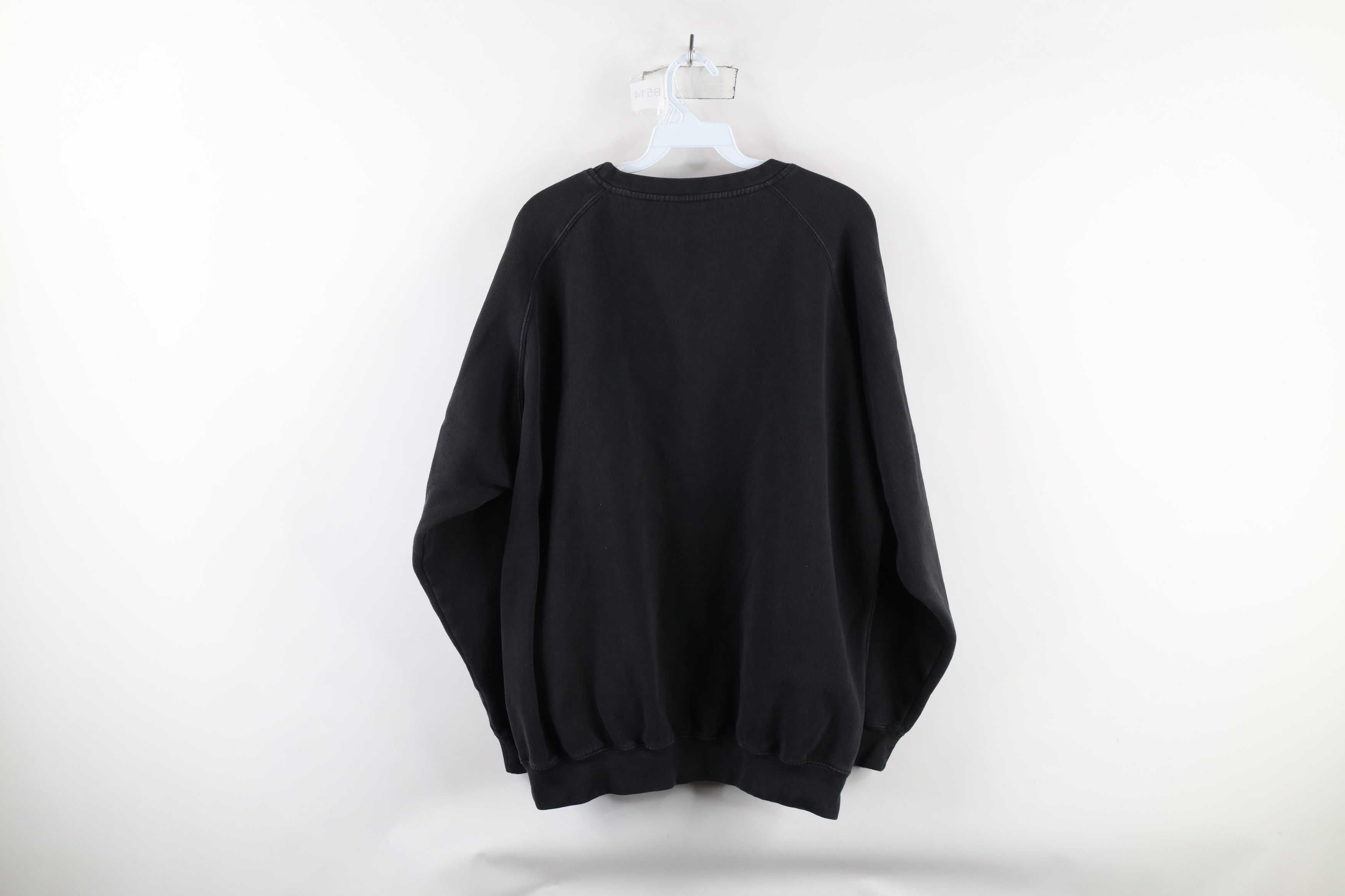 Russell Athletic × Vintage Vintage 90s Russell Athletic Blank Crewneck Sweatshirt Black Size US L / EU 52-54 / 3 - 9 Thumbnail
