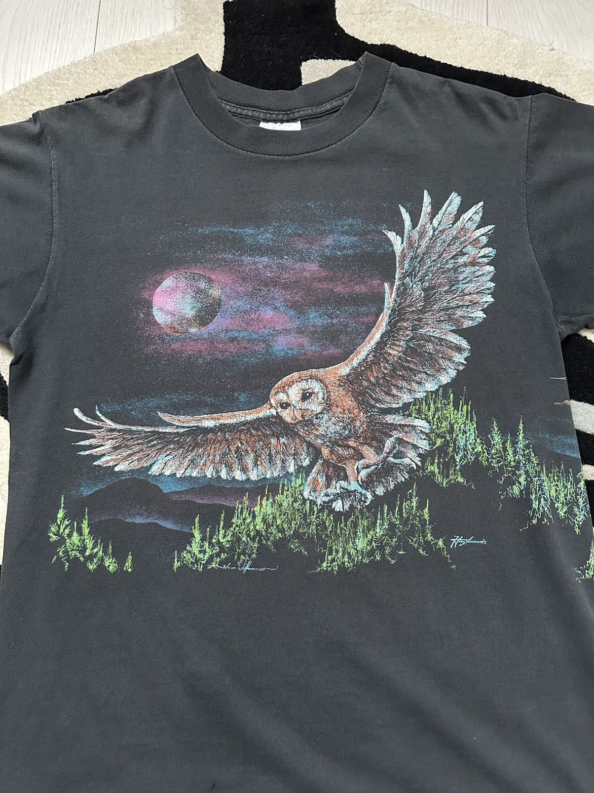 Vintage Vintage Hazelwood Owl Tee Size US M / EU 48-50 / 2 - 2 Thumbnail