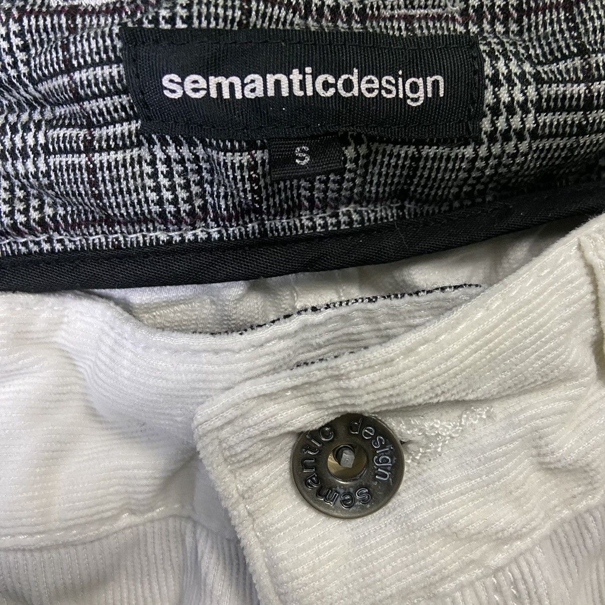Vintage Semantic Design Corduroy Pants Size US 28 / EU 44 - 3 Thumbnail