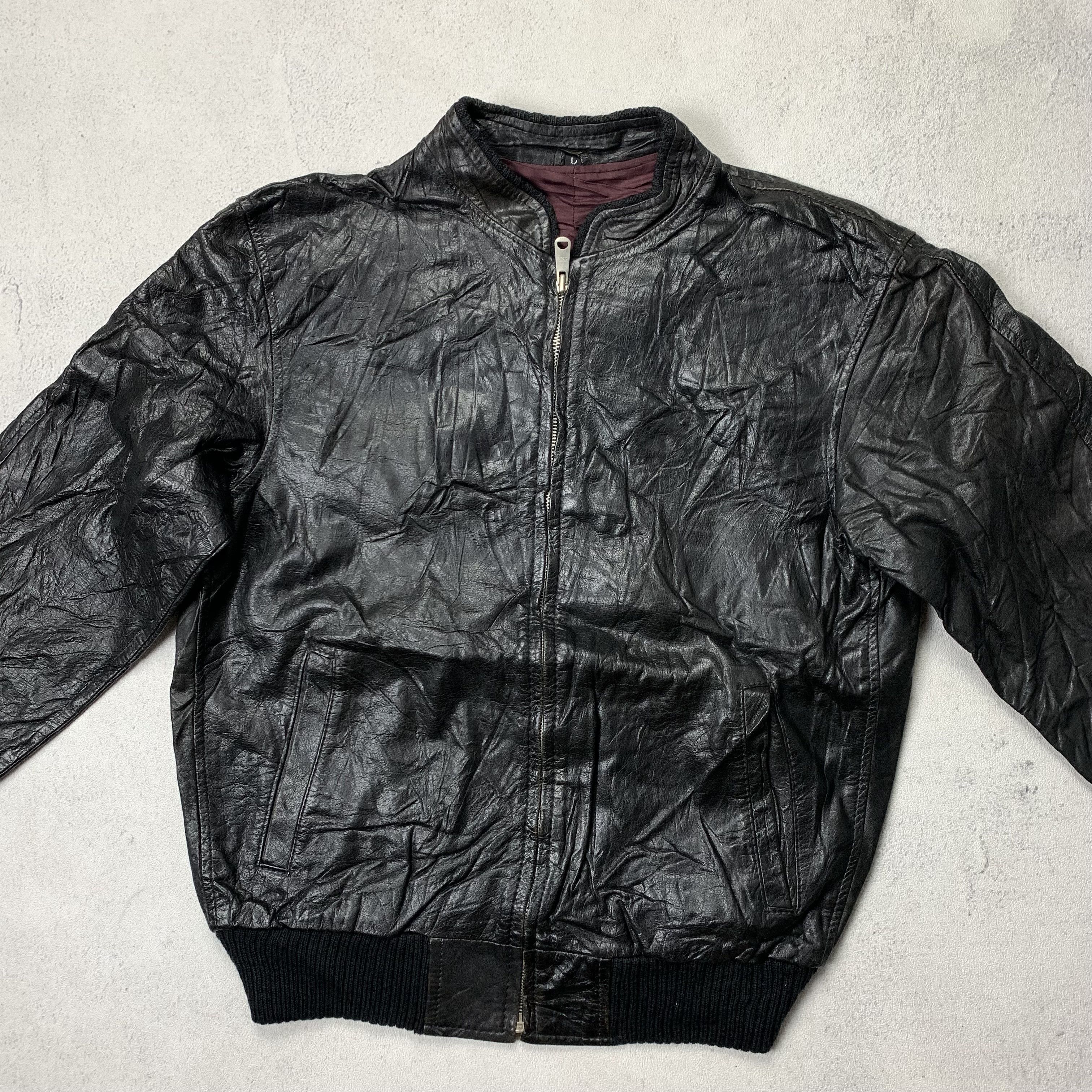 Genuine Leather Vintage Leather Jacket Japanese Brand Size US S / EU 44-46 / 1 - 2 Thumbnail