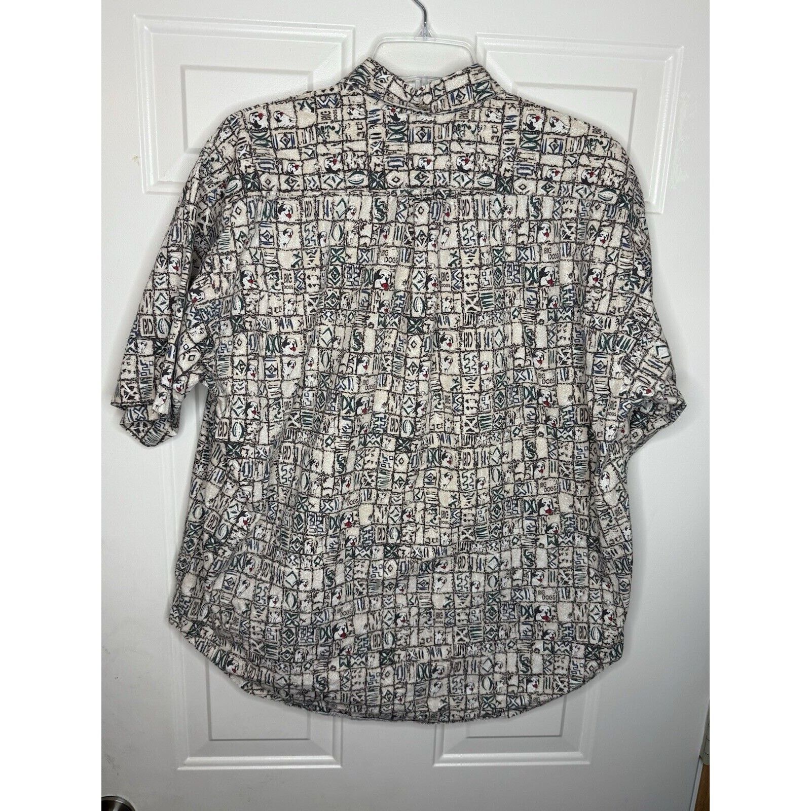 Big Dogs Big Dogs Button Down Shirt Men’s Large Short Sleeve Vintage Size US L / EU 52-54 / 3 - 6 Thumbnail