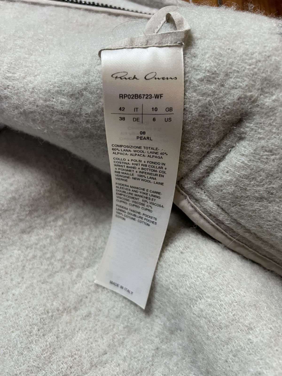 Rick Owens Rick Owens Zionic Bomber FW22 Strobe Size US S / EU 44-46 / 1 - 8 Thumbnail