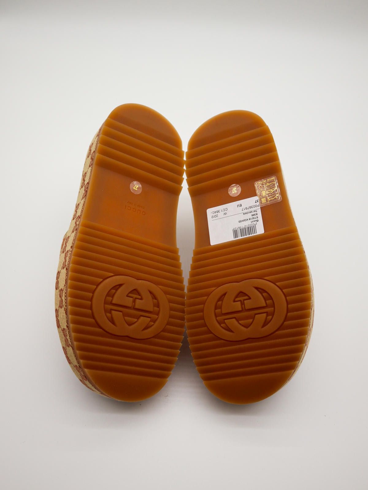 Gucci Gucci Women GG Slide Sandal – 573018 KQW00 8366 – Brand New Size US 6 / IT 36 - 7 Thumbnail