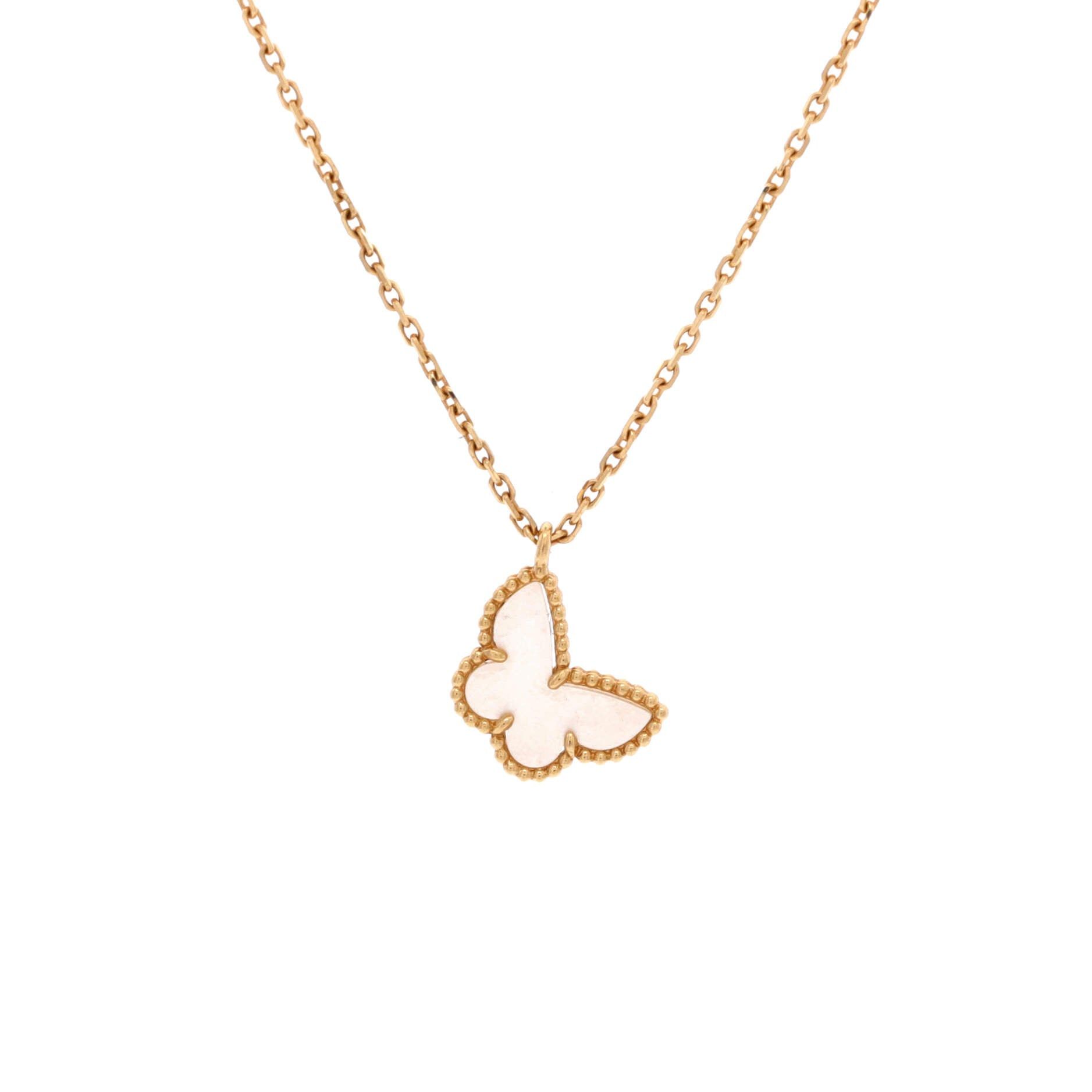 Van Cleef & Arpels Sweet Alhambra Butterfly Pendant Necklace Size ONE SIZE - 1 Thumbnail