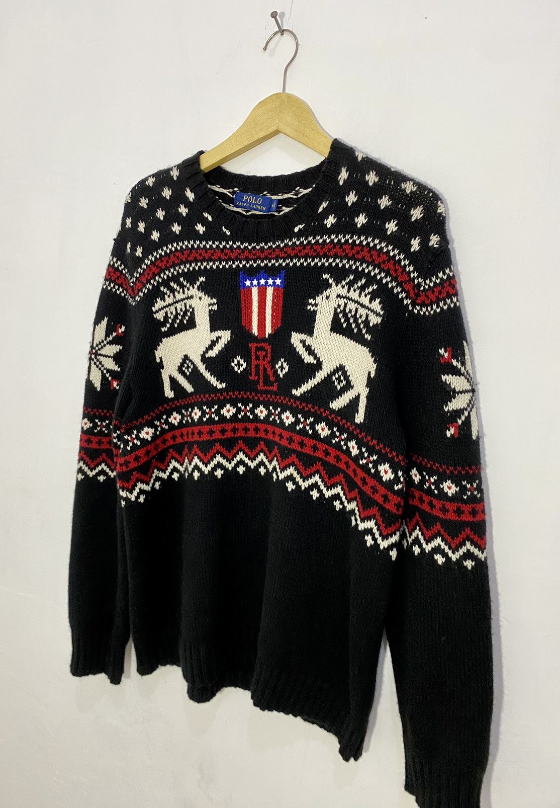 Polo Ralph Lauren × Ralph Lauren × Vintage 💥Aztec💥Ralph Lauren Classic Knitwear Size US L / EU 52-54 / 3 - 5 Thumbnail