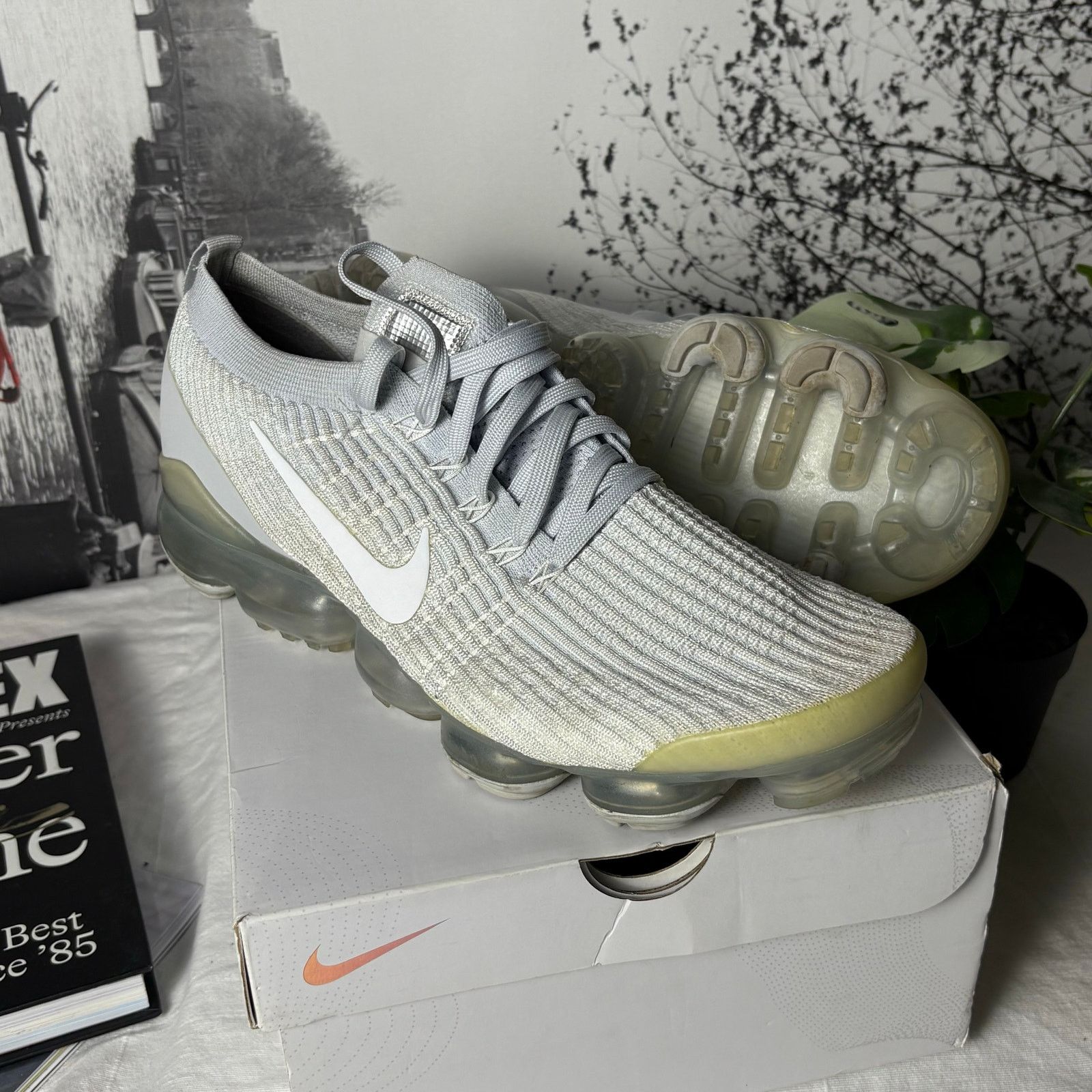 Nike Air VaporMax Flyknit White Pure Platinum