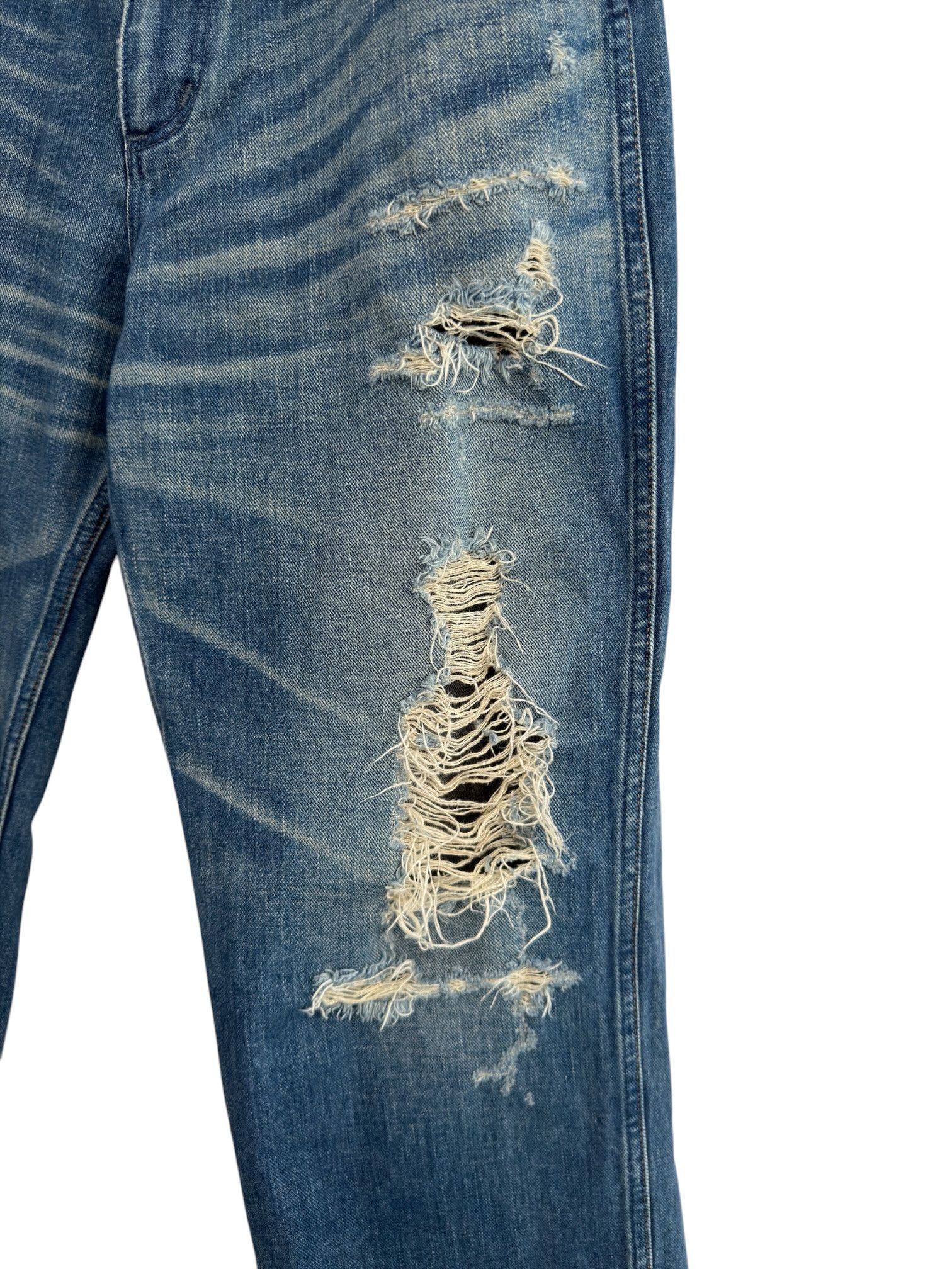 Wrangler RARE Wrangler Japan Crash Denim Size US 30 / EU 46 - 2 Thumbnail
