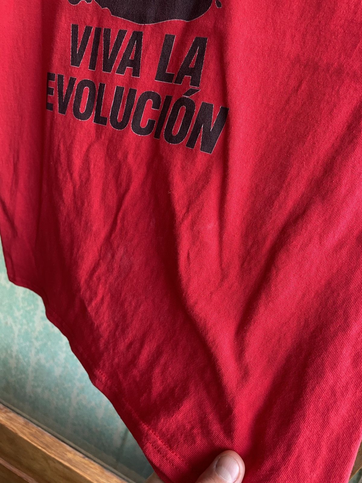 Gildan Viva La Evolution Red Mens T Shirt Size S Size US S / EU 44-46 / 1 - 4 Thumbnail