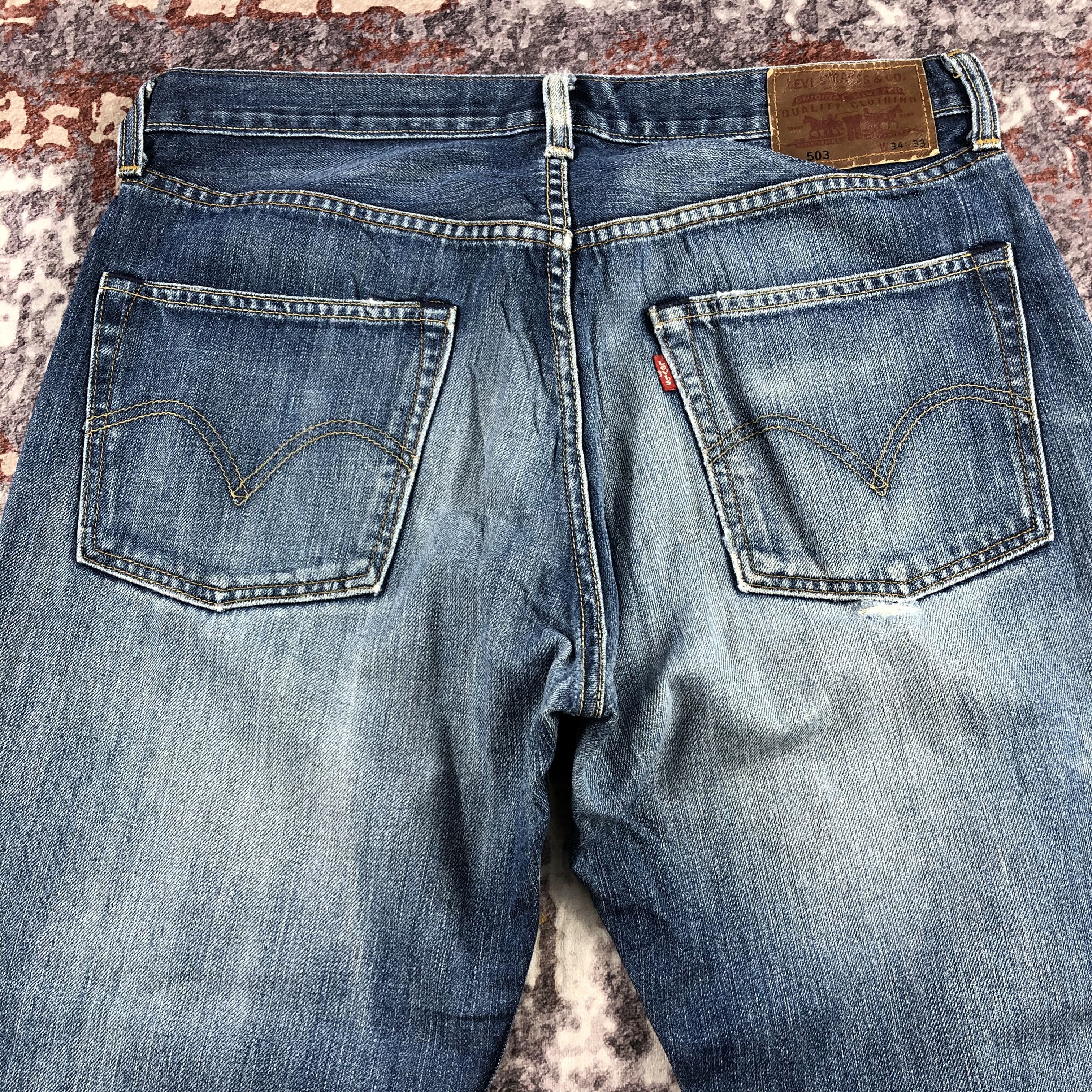 Levi's × Vintage Vintage Blue Wash Levis 503 Jeans-JM2255 Size US 35 - 5 Thumbnail