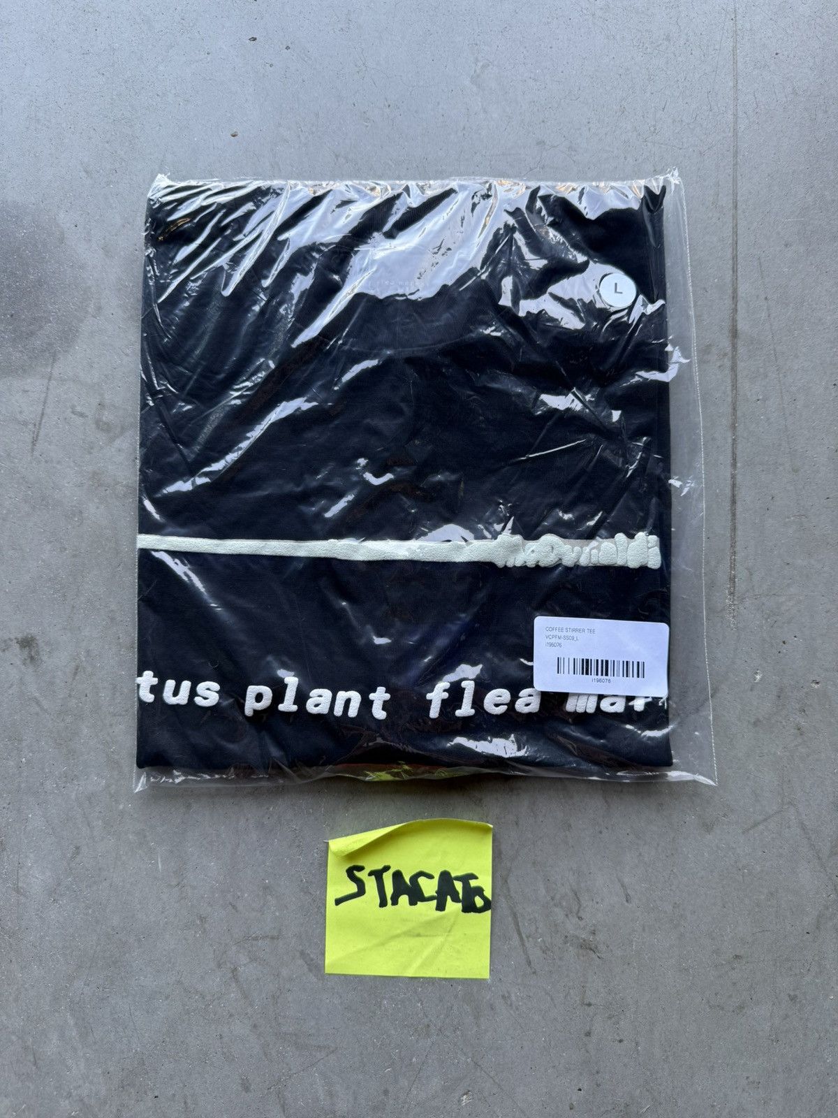 Cactus Plant Flea Market CPFM x McDonlald’s Coffee Stirrer Tee Black Size US L / EU 52-54 / 3 - 5 Thumbnail