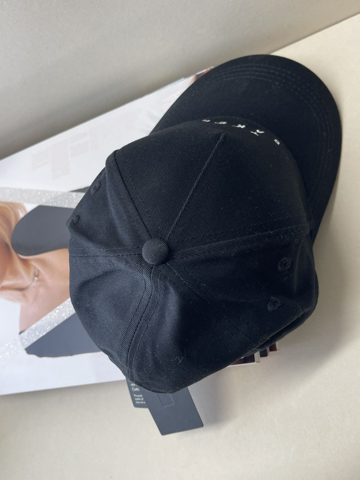 Ted Baker (new+tag) Ted Baker London black men hat cap leather strap Size ONE SIZE - 13 Thumbnail