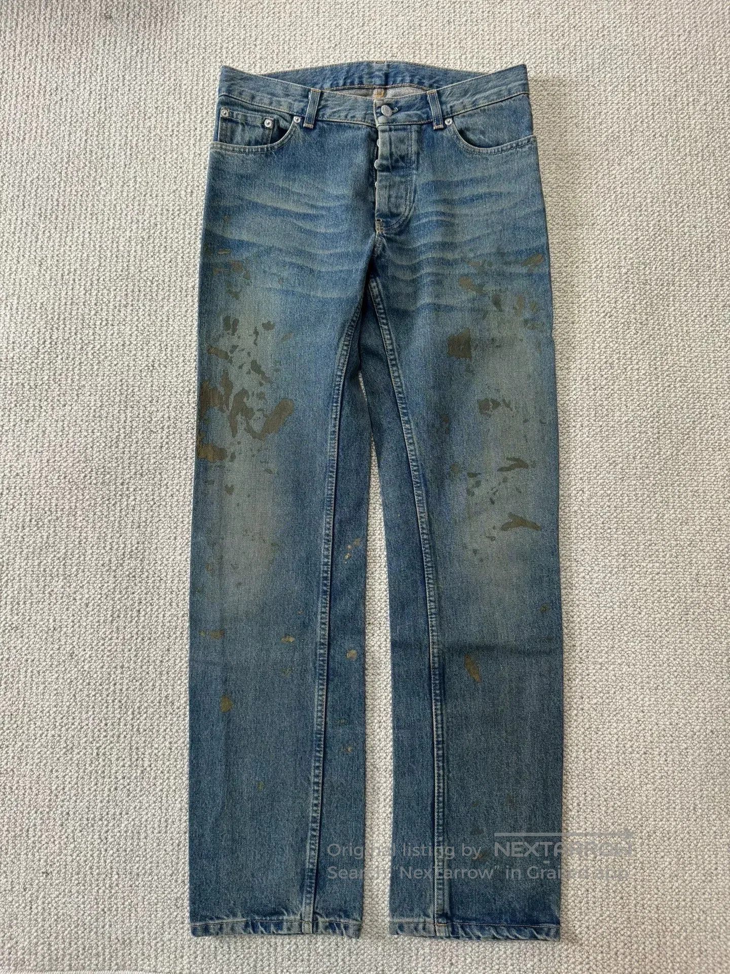 Helmut Lang helmut lang 1998 watercolor dyed jeans. Size US 32 / EU 48 - 1 Thumbnail