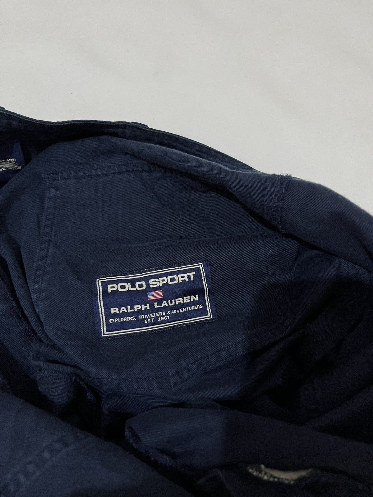 RRL Ralph Lauren Vintage Polo Sport military fatigue pants navy ralph lauren Size US 34 / EU 50 - 7 Thumbnail