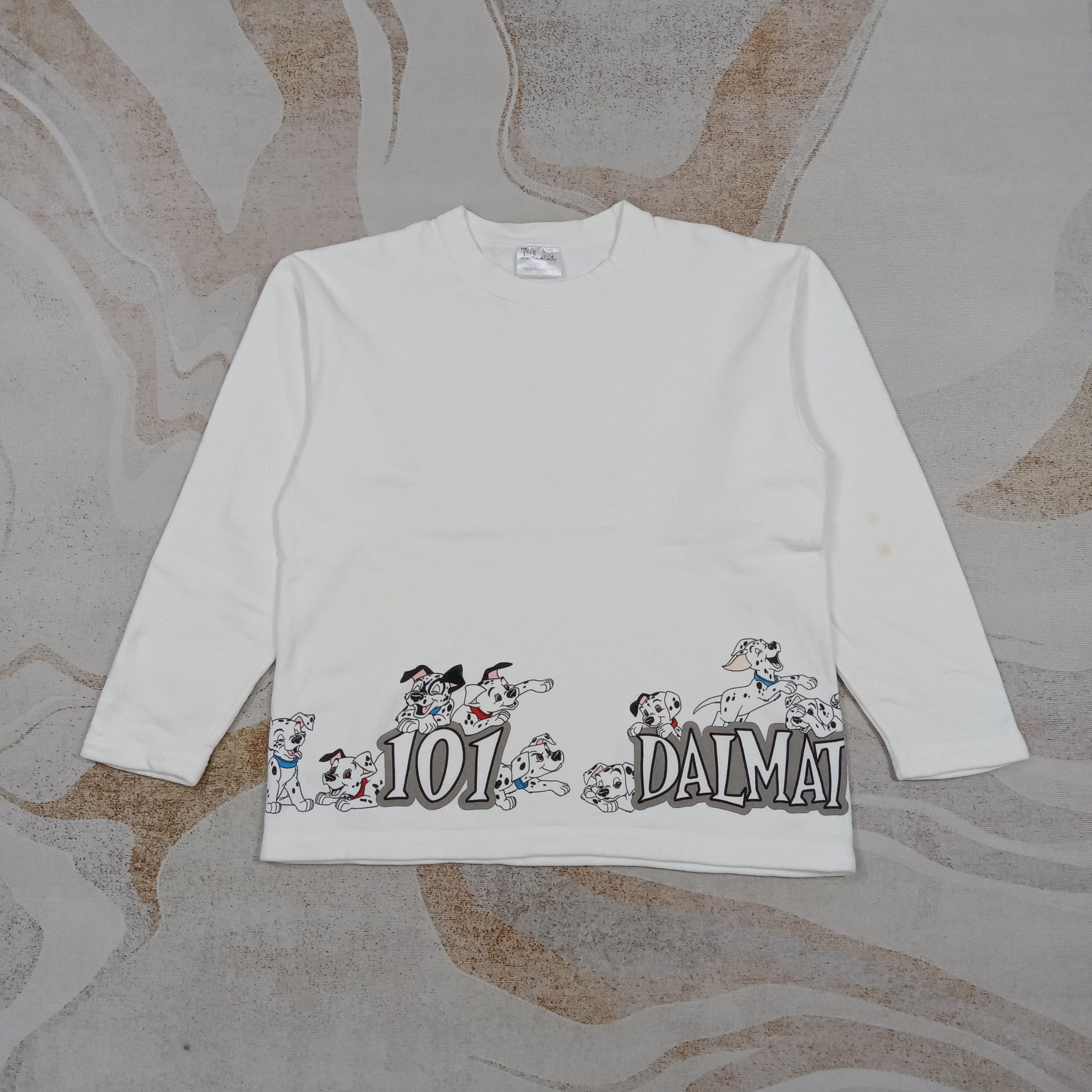 Disney 90's 101 Dalmatians Tokyo Disney Sweatshirt C283N26 Size US M / EU 48-50 / 2 - 1 Thumbnail