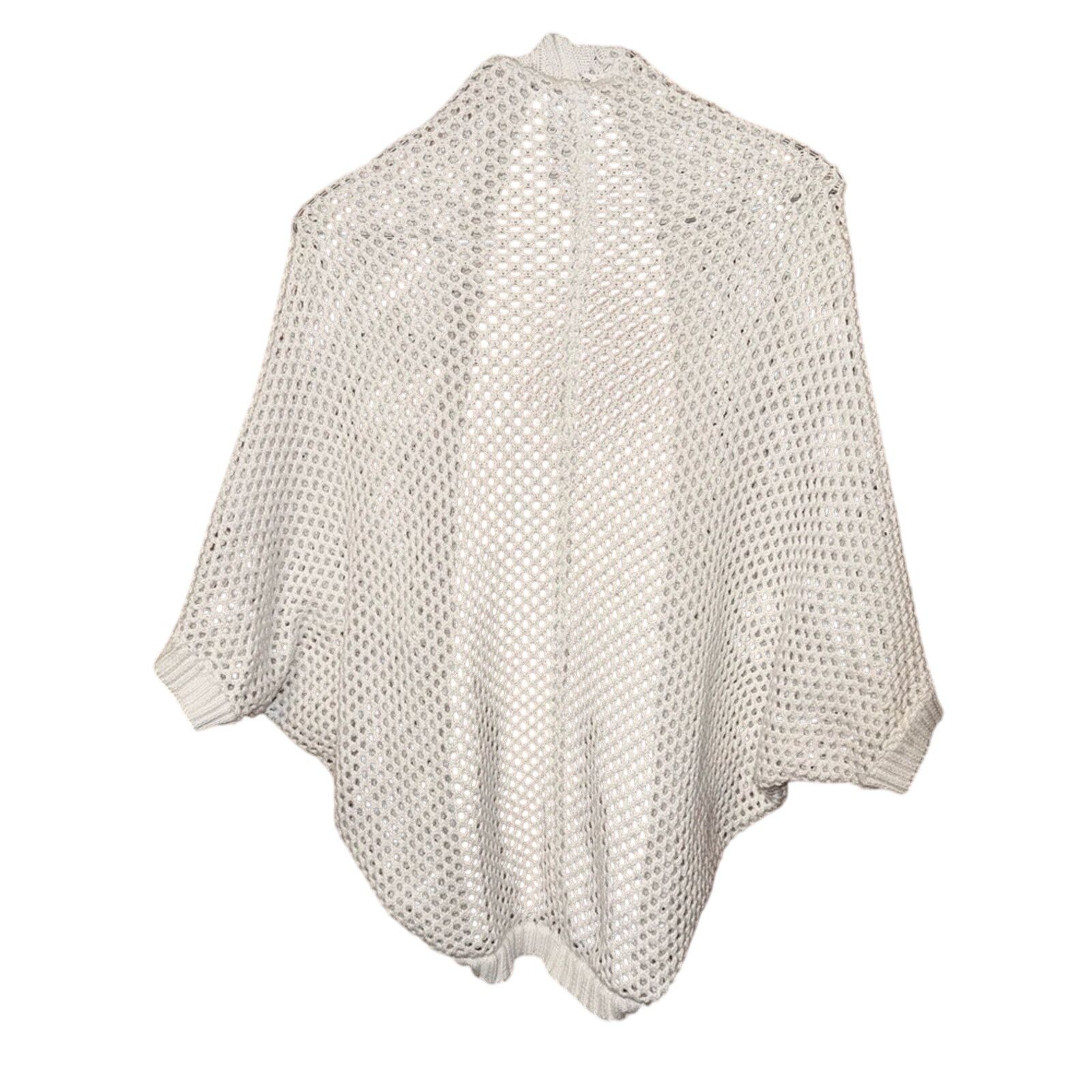 Forever 21 Forever 21 Women's White Open-Knit Sweater Size Small Size S / US 4 / IT 40 - 2 Thumbnail