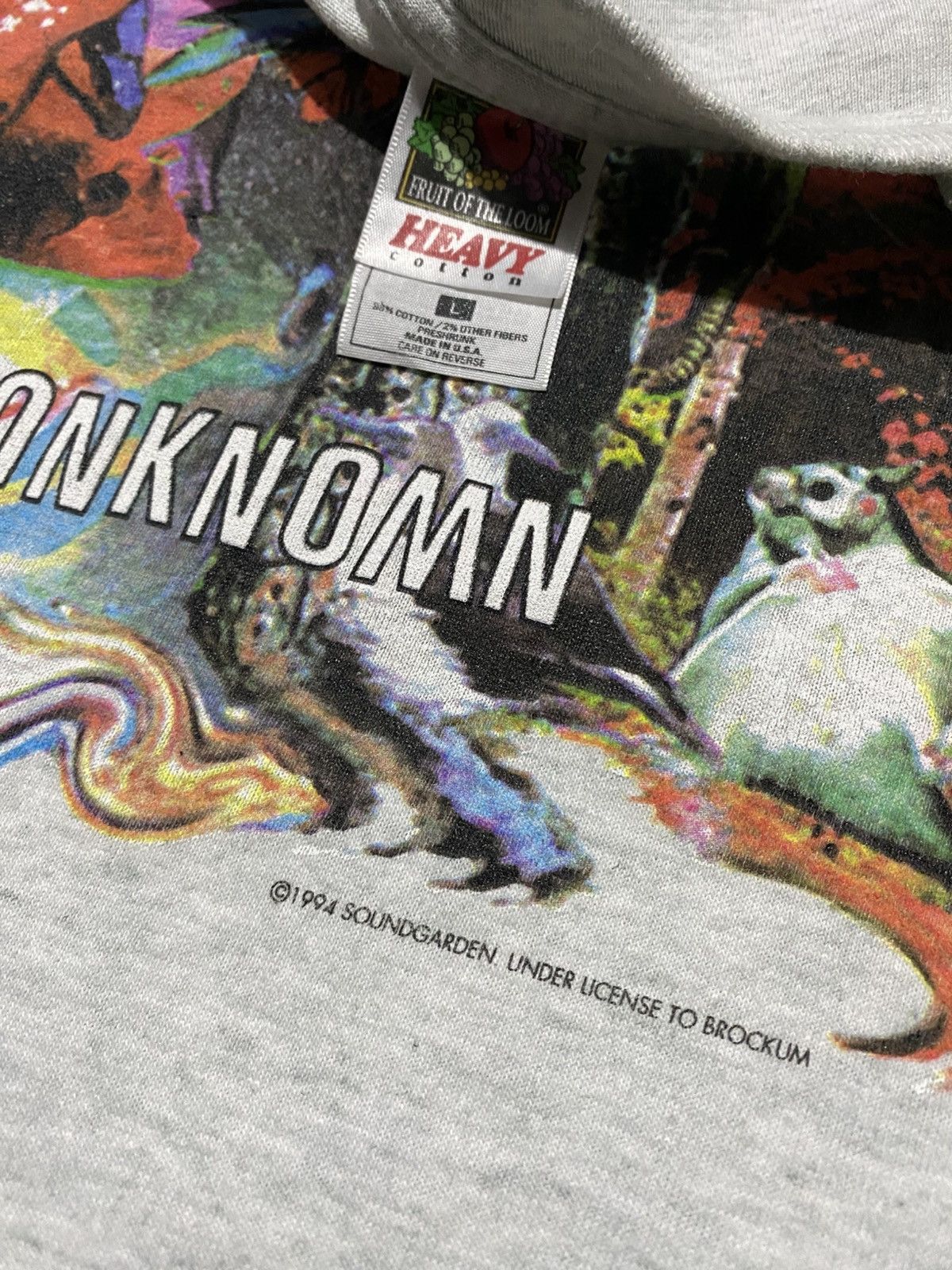 Fruit Of The Loom Vintage 90s SOUNDGARDEN Superunknown 1994 Size US L / EU 52-54 / 3 - 5 Thumbnail