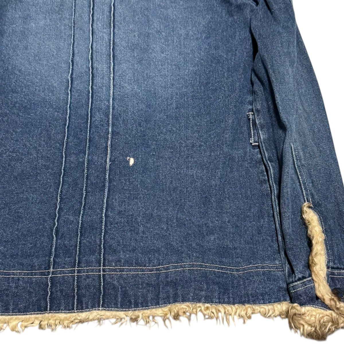 Billabong Y2K Billabong Sherpa Denim Jacket Women's Medium Size M / US 6-8 / IT 42-44 - 5 Thumbnail