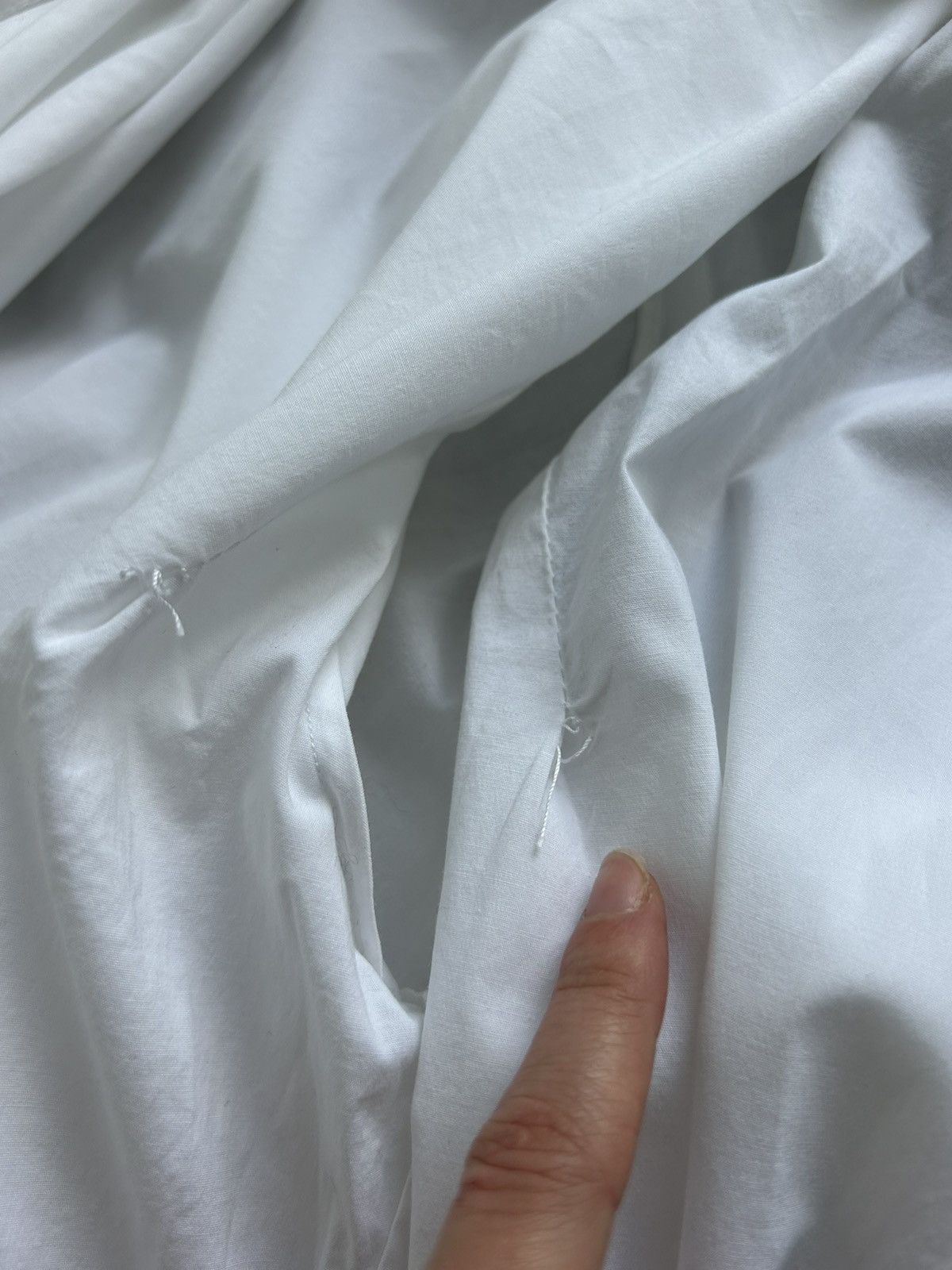 Maison Margiela Maisonmargiela women’s white button down top shirt Size L / US 10 / IT 46 - 23 Thumbnail