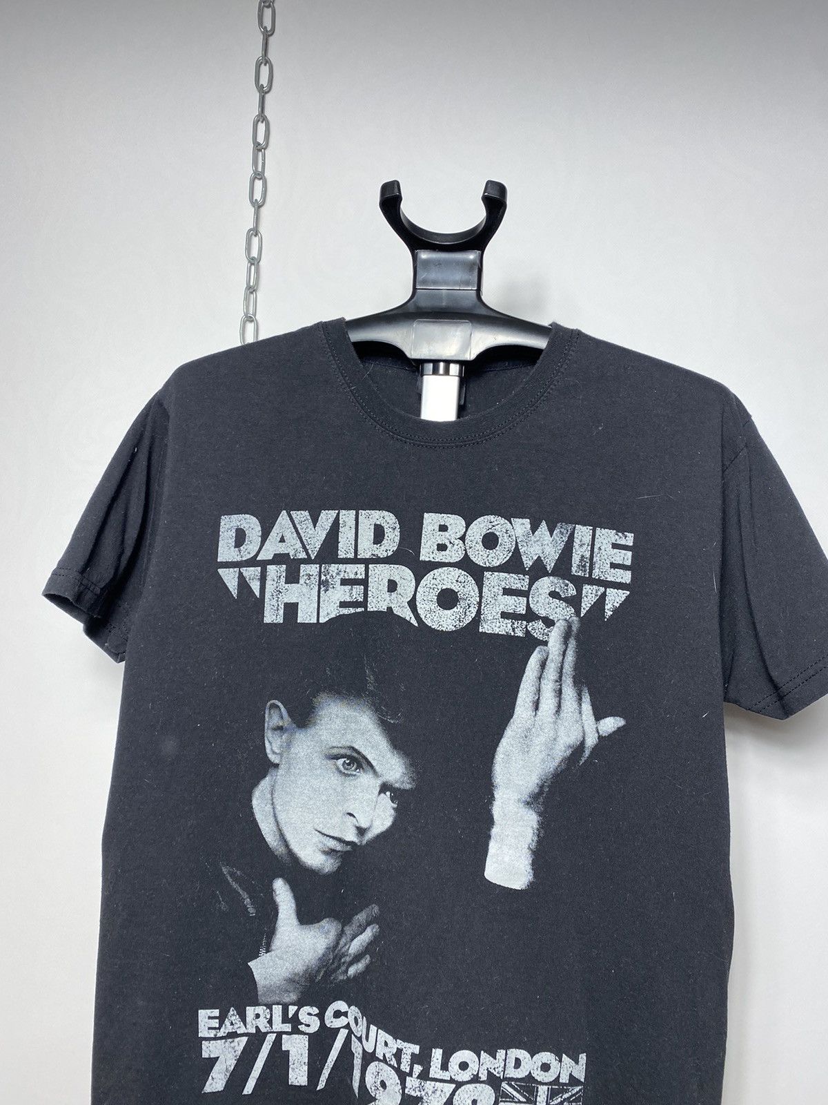 Band Tees David Bowie promo "Heroes" Vintage T-Shirt size M Size US M / EU 48-50 / 2 - 2 Thumbnail