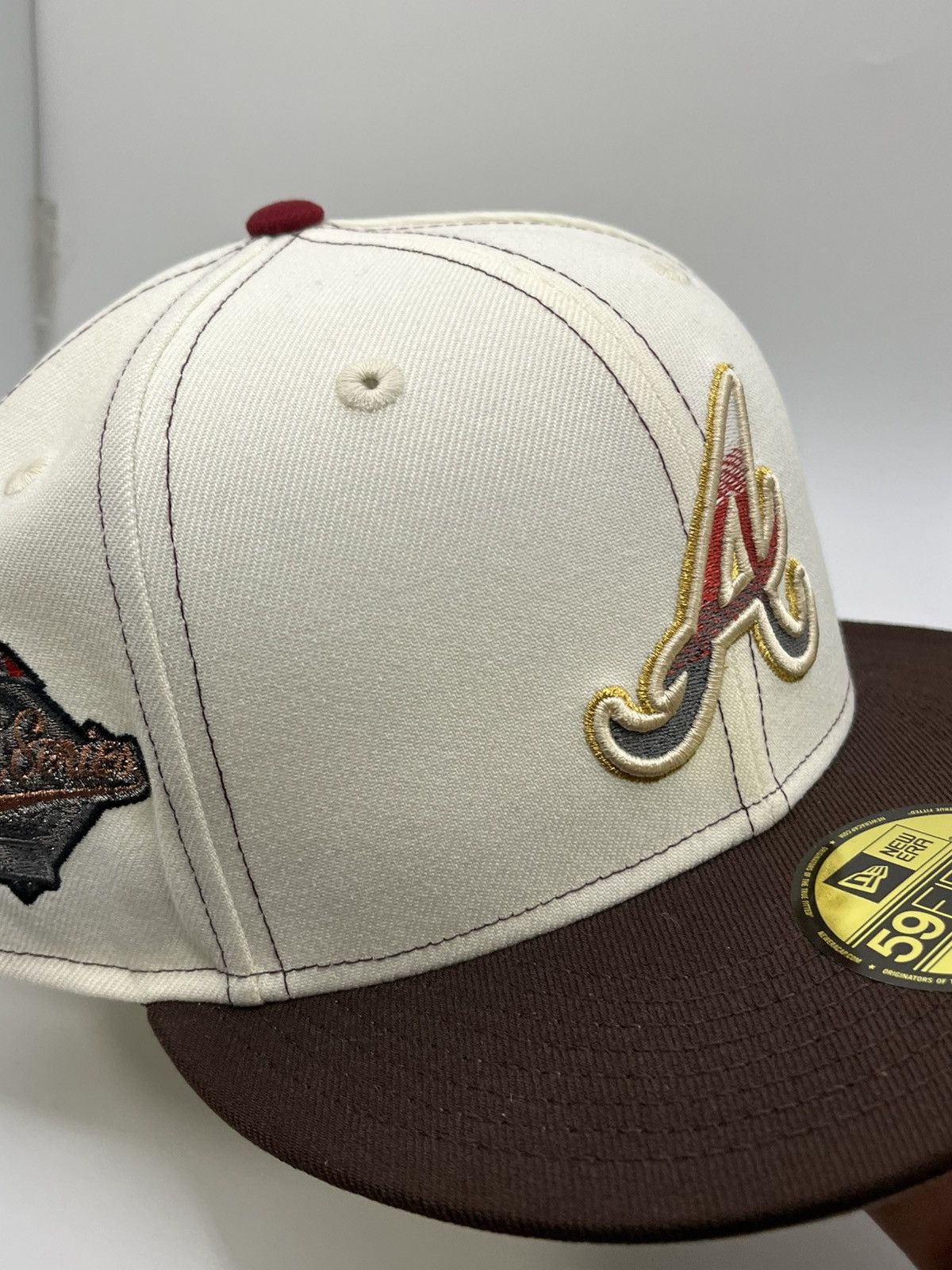Hat Club 7 1/8 Pvtchwork TVB Atlanta Braves Annabelle Exclusive Size ONE SIZE - 2 Thumbnail