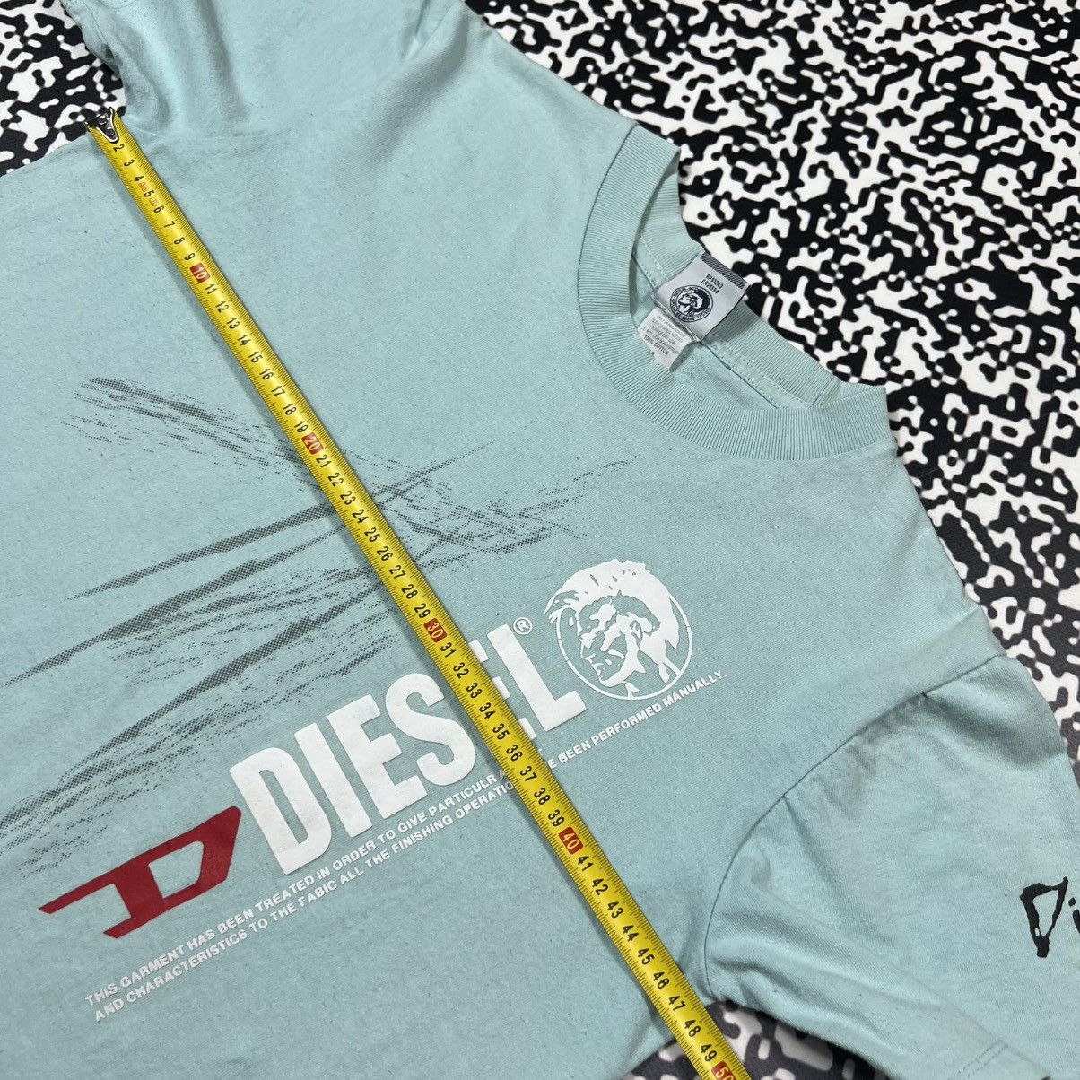 Diesel Vintage 90s Diesel Japanese Big Logo Abstract Print T-shirt Size M / US 6-8 / IT 42-44 - 20 Thumbnail