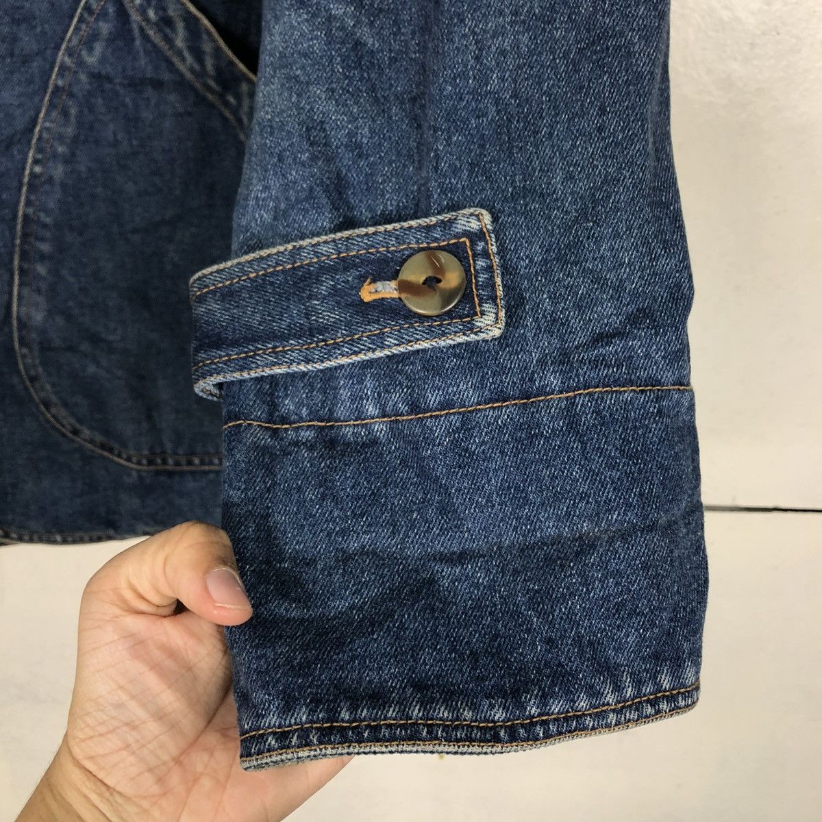 Vintage 🔥VINTAGE DENIM CHORE WORK JACKET BRANDON THOMAS BLANKET Size US M / EU 48-50 / 2 - 17 Thumbnail