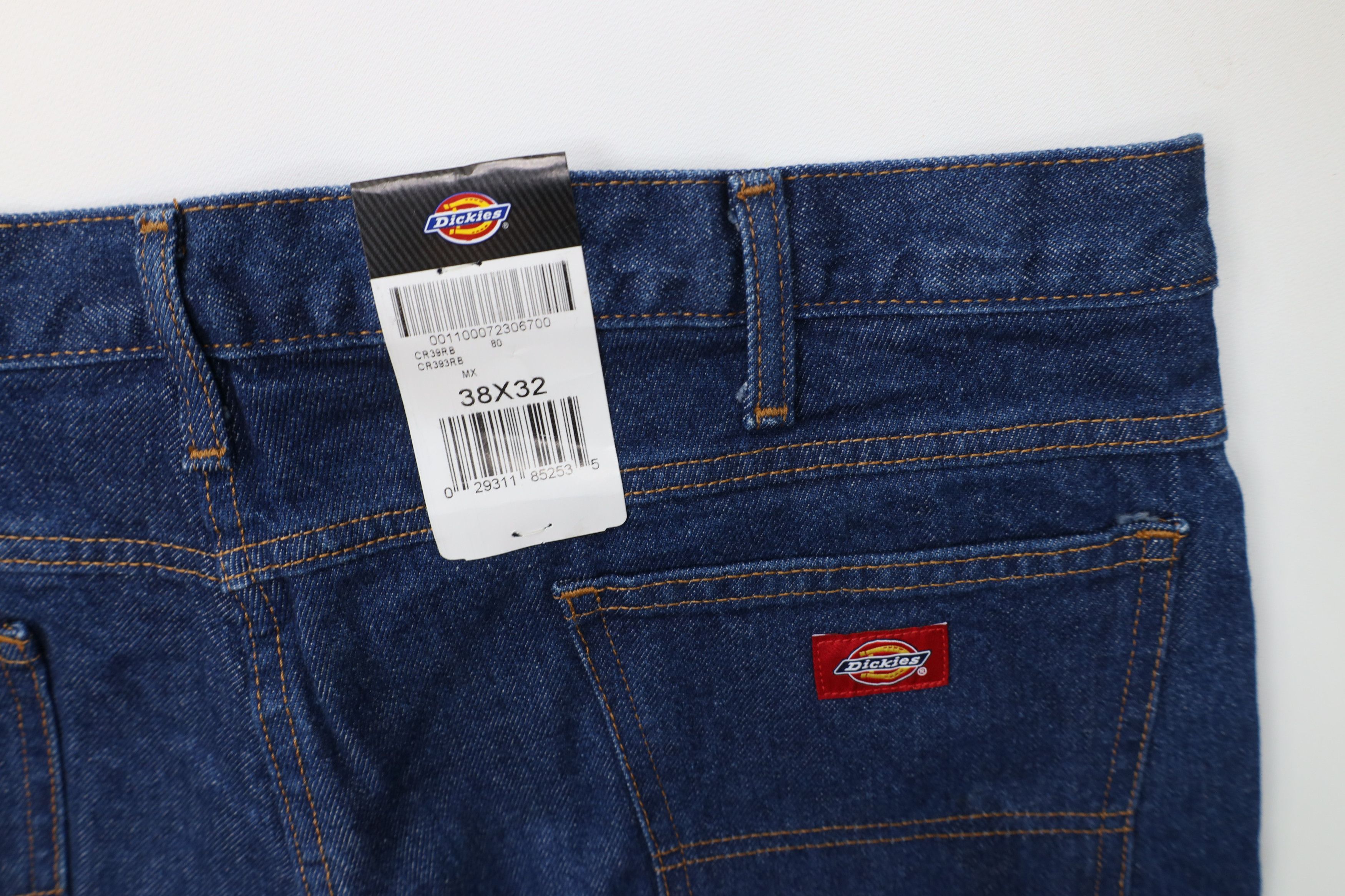 Dickies Deadstock Vintage Y2K Dickies Wide Leg Dungaree Denim Jeans Size US 38 / EU 54 - 11 Thumbnail