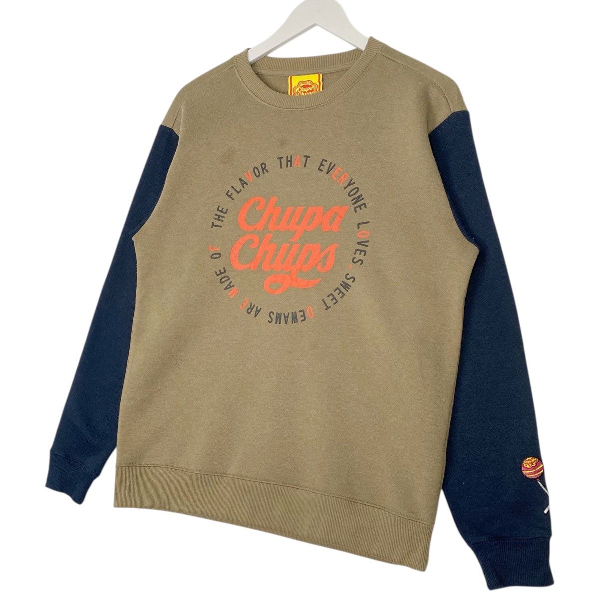 Vintage Vintage Chupa Chups Raglan Sweatshirt Crewneck Brown Size M / US 6-8 / IT 42-44 - 2 Thumbnail