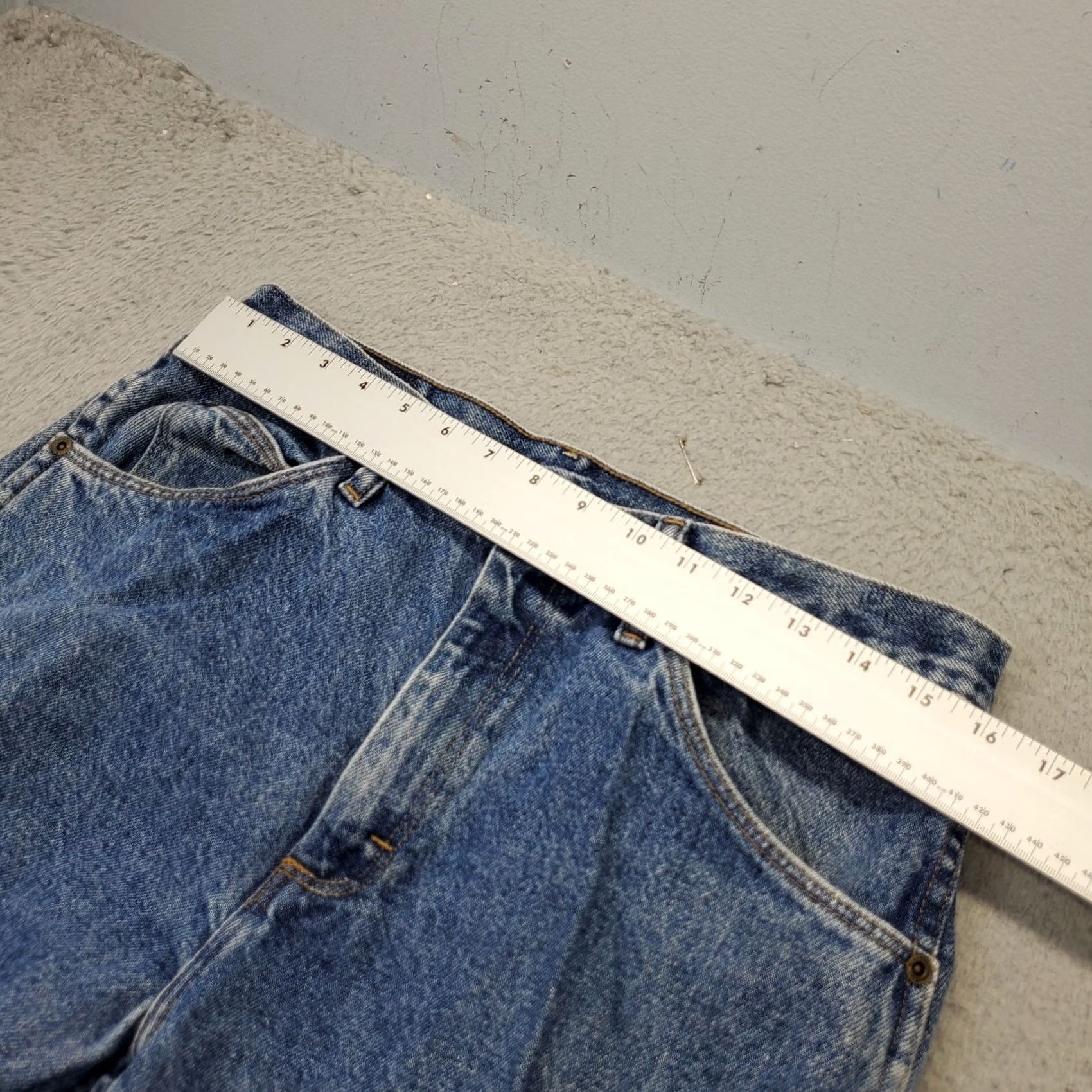 Wrangler Wrangler Jeans Mens 33x30 Blue Denim Five Star Premium Regular Fit Comfort Shirt? Size US 33 - 5 Thumbnail