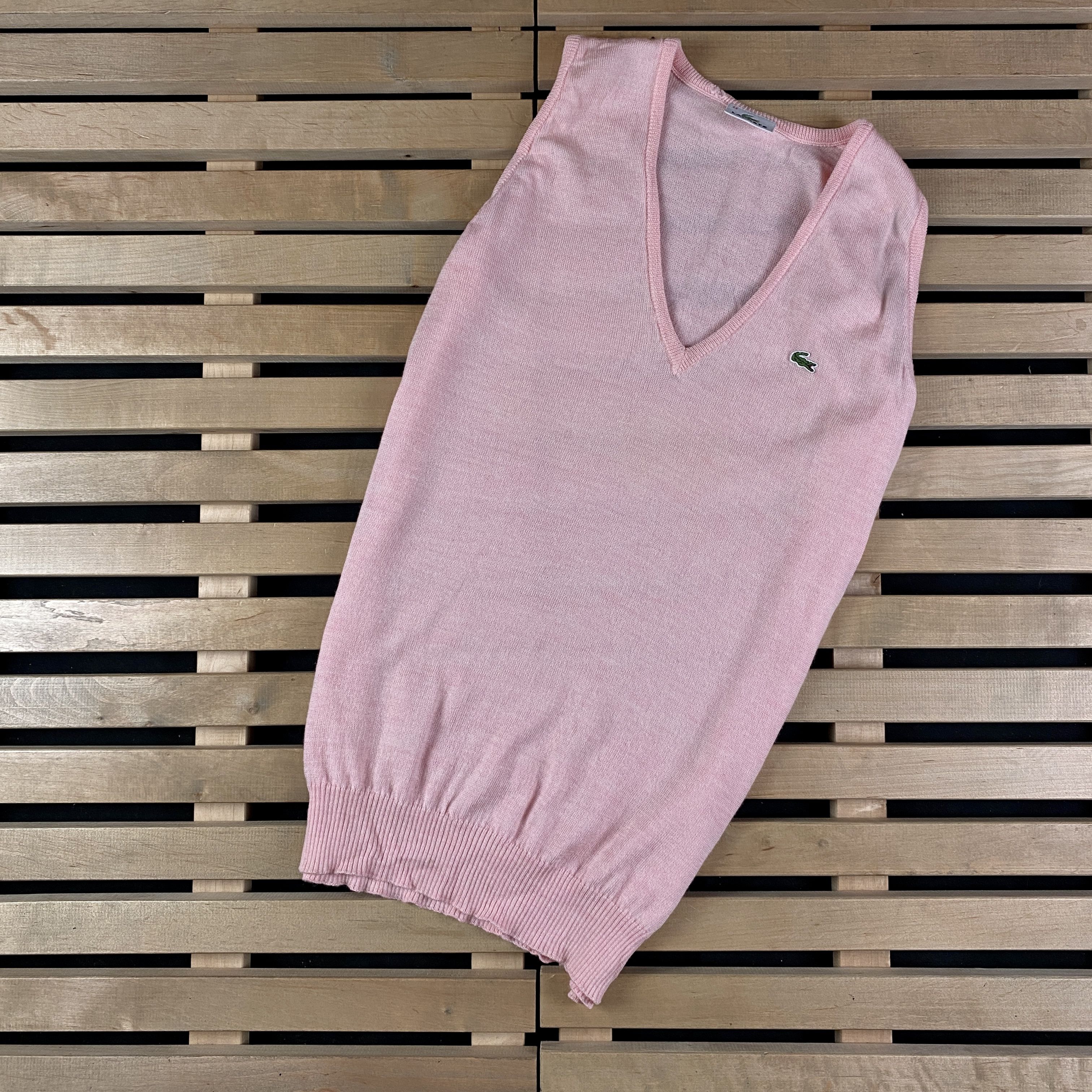 Lacoste Mens Vintage Sleeveless Vest Sweater Lacote Size 44 Wool Size US M / EU 48-50 / 2 - 1 Thumbnail