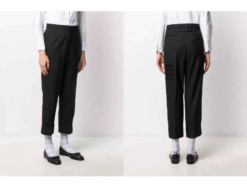 Thom Browne Thom Browne Black dress suits Size 25" / US 0 / IT 36 - 7 Thumbnail