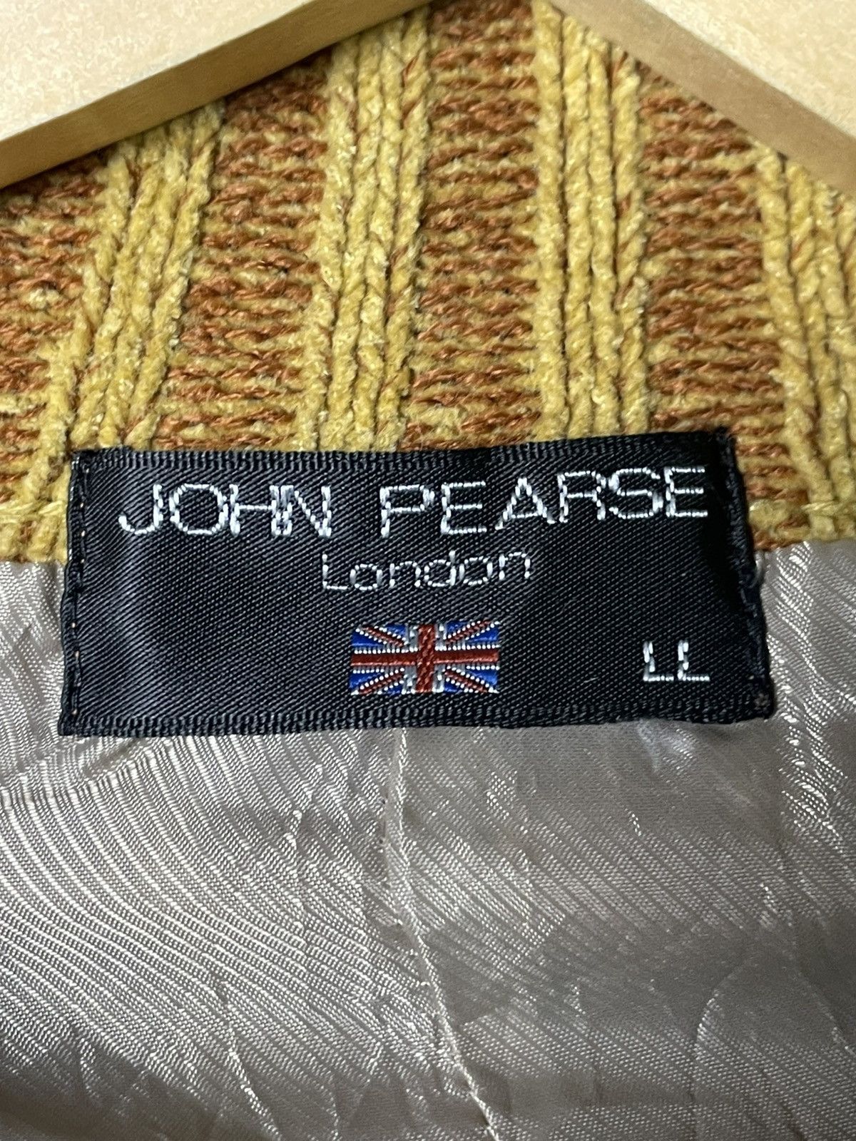 Japanese Brand × Vintage Vintage John Pearse Knitted Zipper Jacket (72) Size US L / EU 52-54 / 3 - 7 Thumbnail